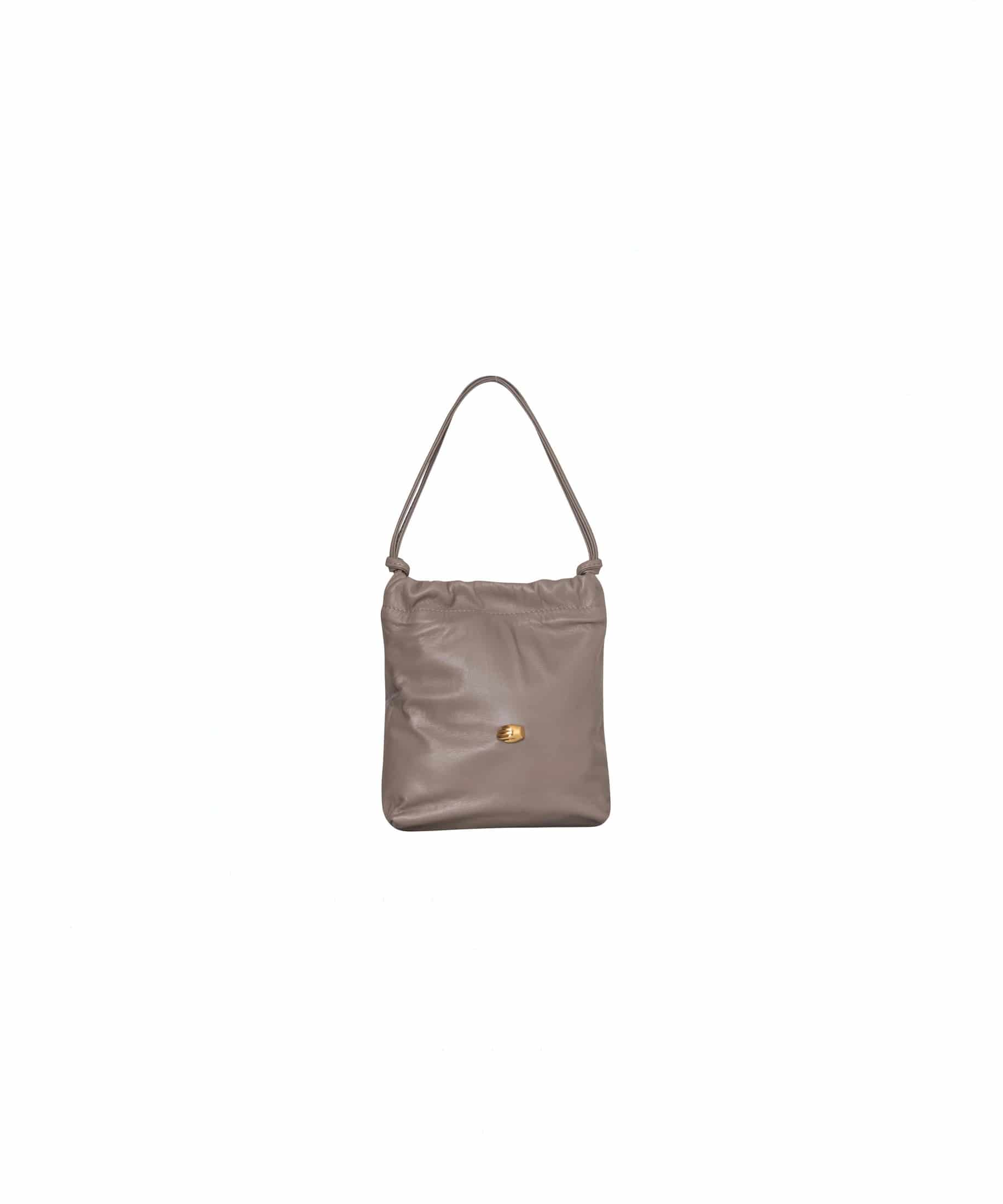 Le Sac Petite Bottle Green Leather Bag - miniatura 7