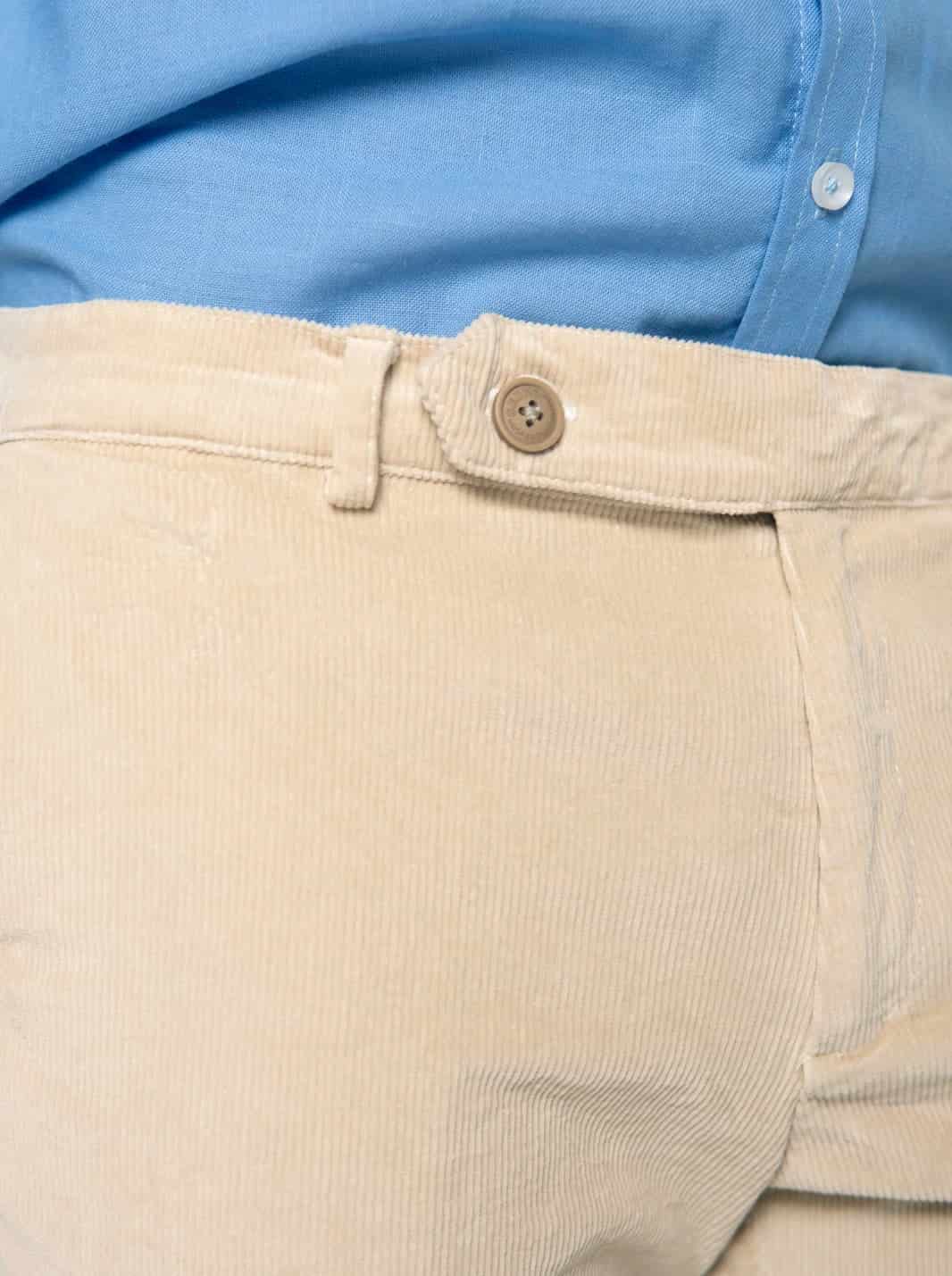 PANTALÓN DE PANA CON PRETINA CRUZADA | HOMBRE - miniatura 2