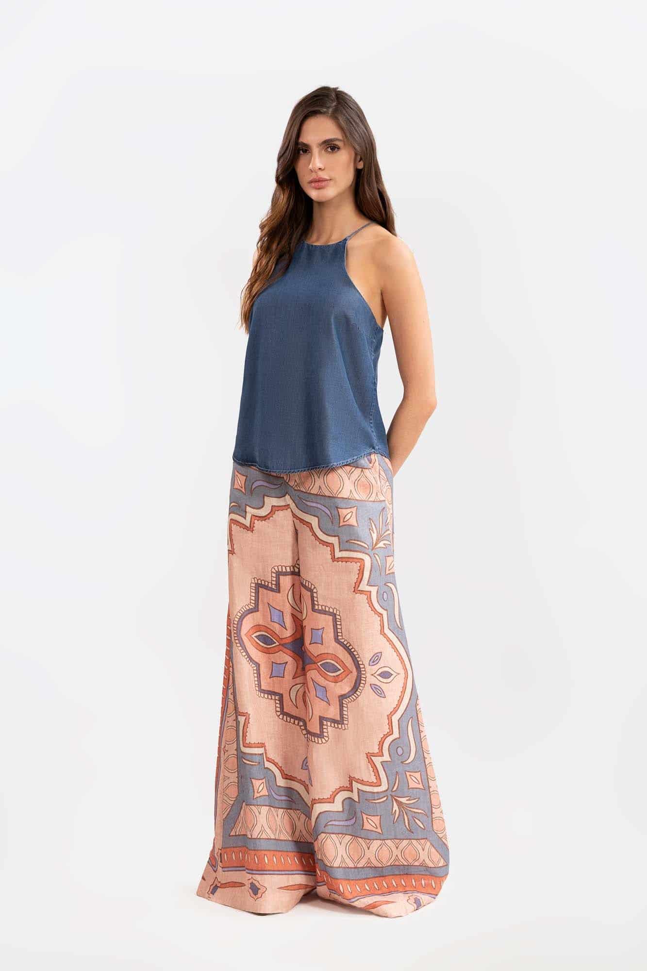 Pantalón Jazmín Rosado Azul - miniatura 2