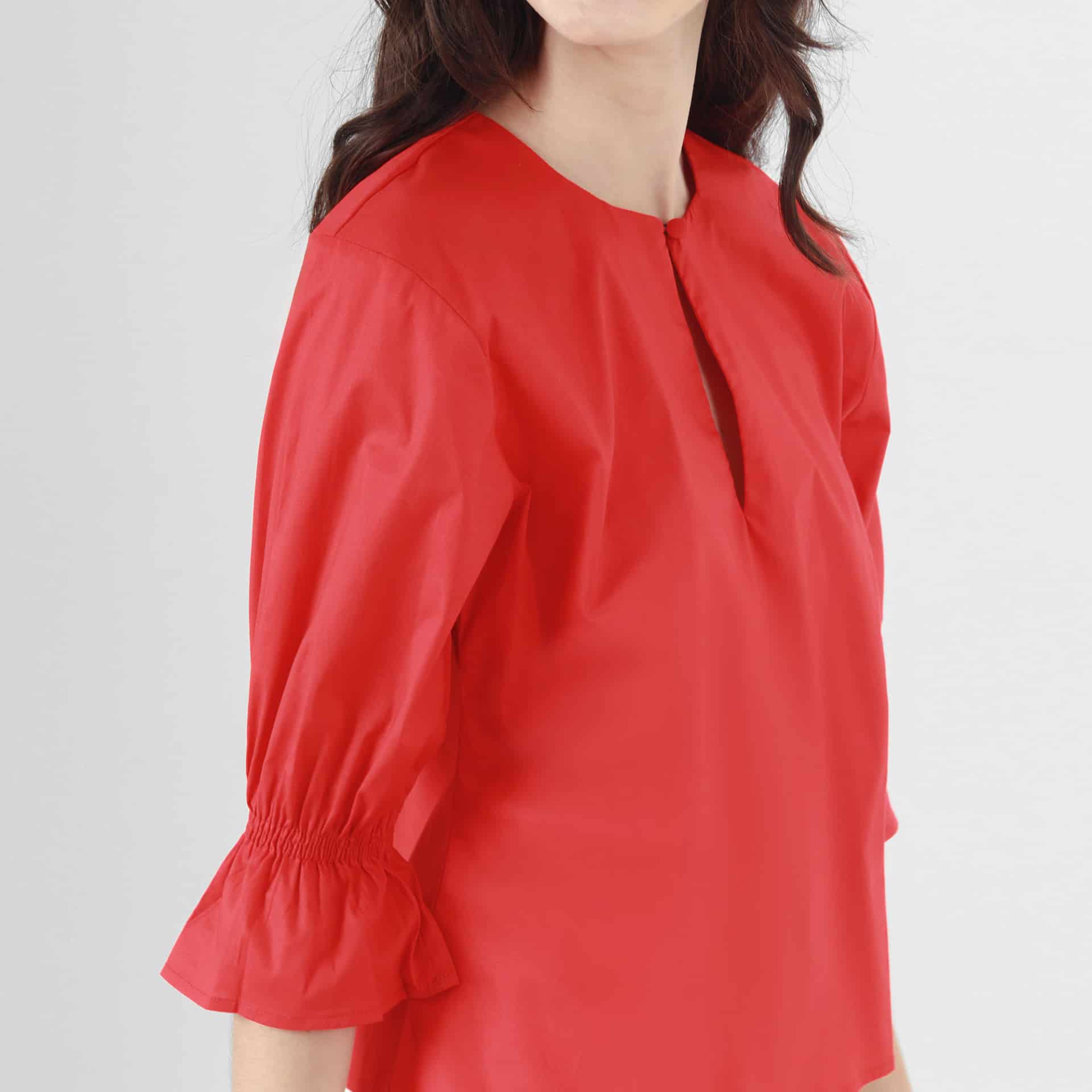 Blusa Cuello Redondo Manga 3Cuartos - miniatura 8
