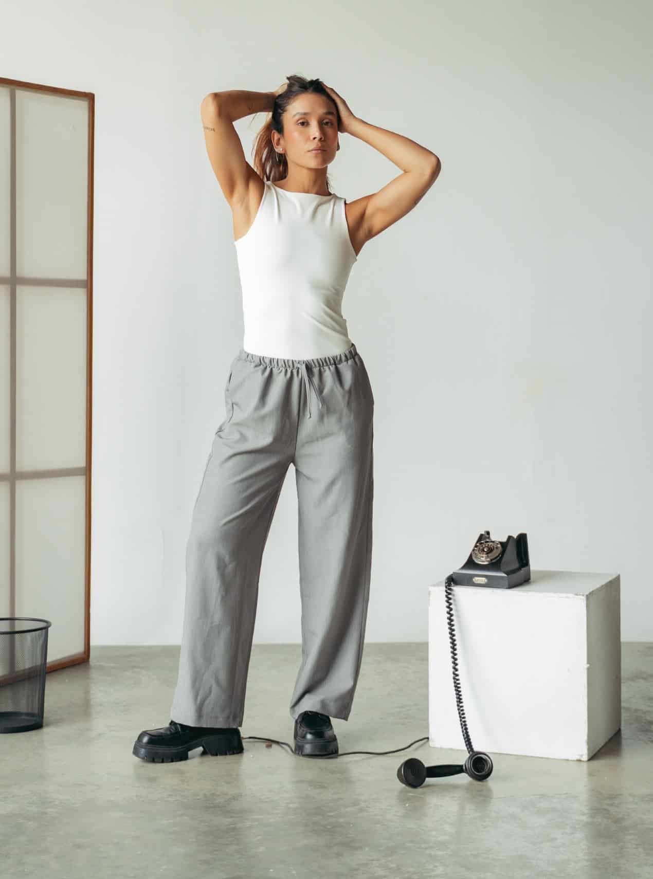 Pantalón Easy Office - Grey - miniatura 1