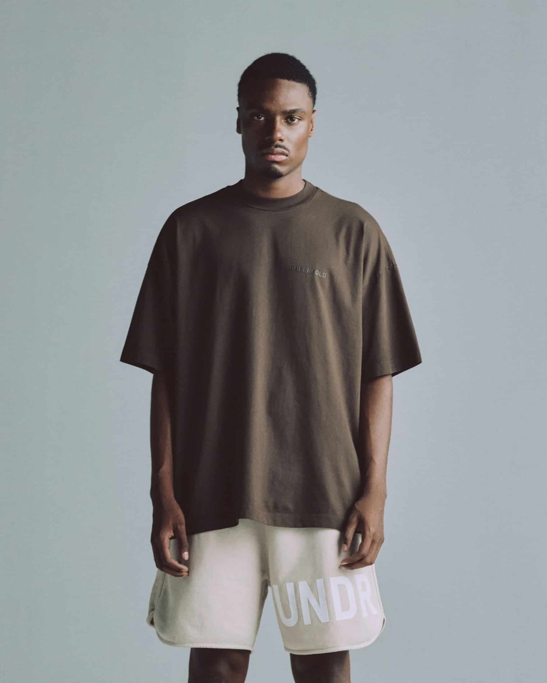 Line Logo Tshirt Brown - miniatura 2