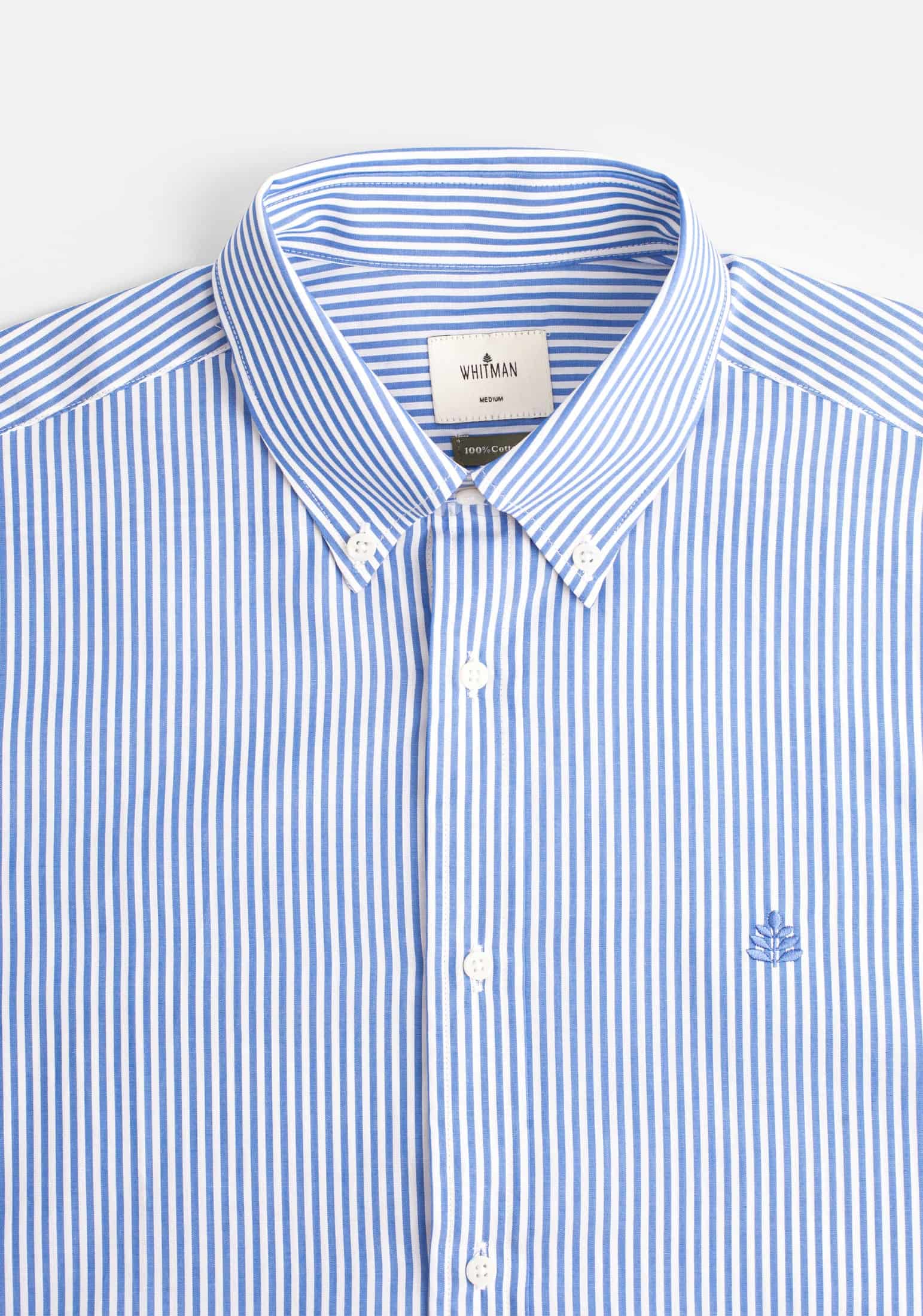 Camisa H CBD Rayas L-Atn Azul Osc - miniatura 2