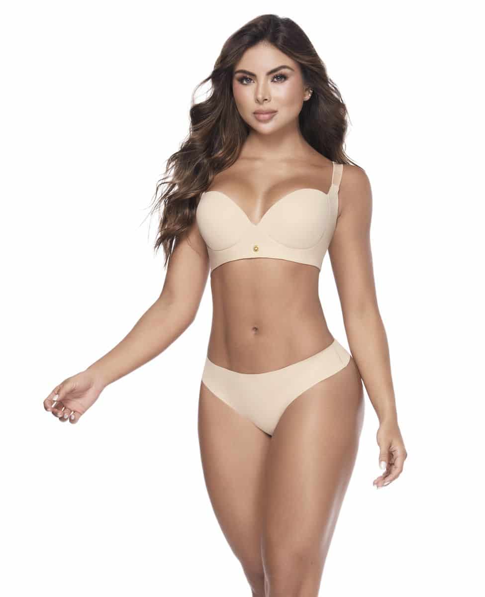 BRASIER CON REALCE 24860 - SOPORTE EN BASE Y ESPALDA - miniatura 2