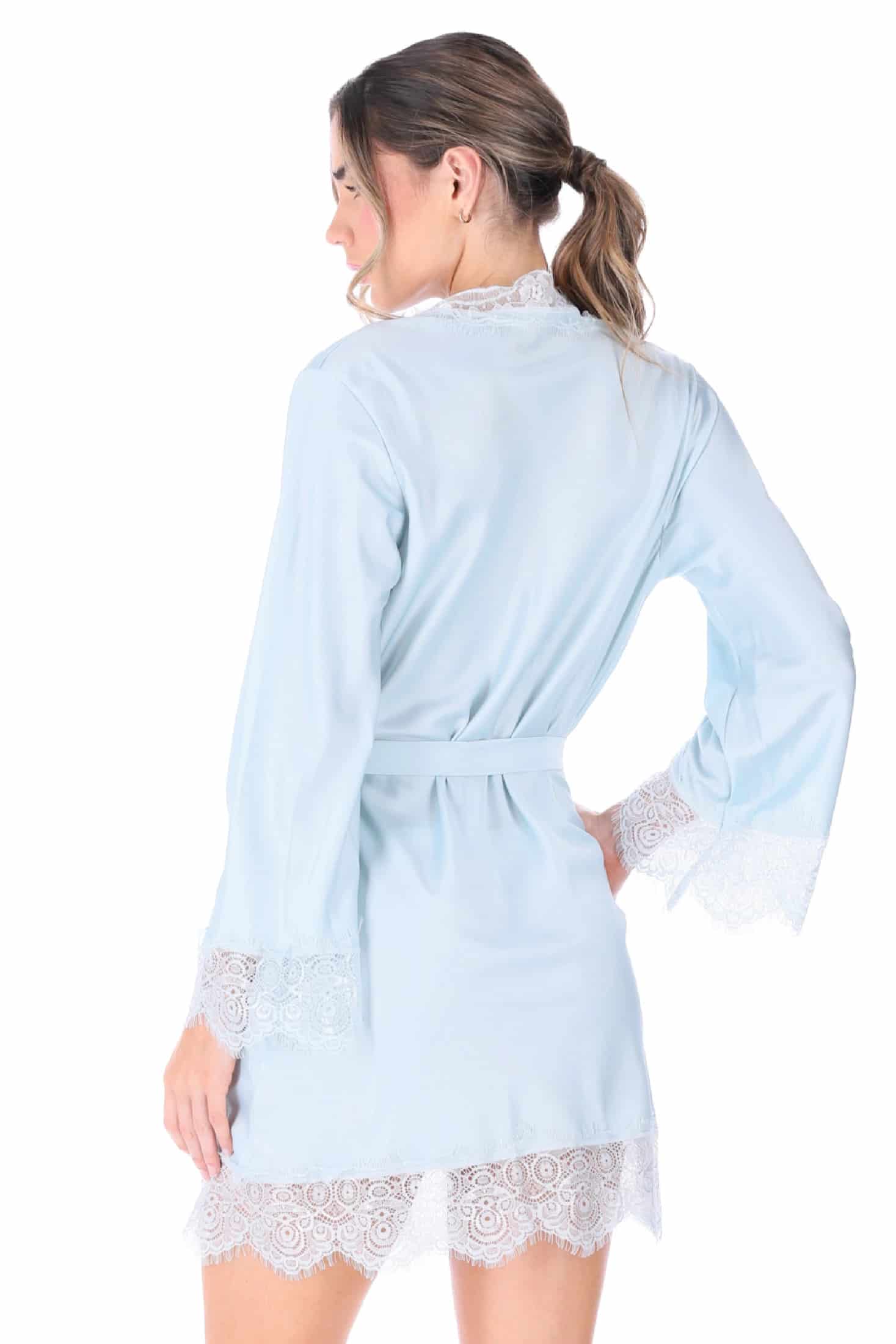 KIMONO NOVIAS ELLIPSE AURA AZUL AZUL CLARO - miniatura 2