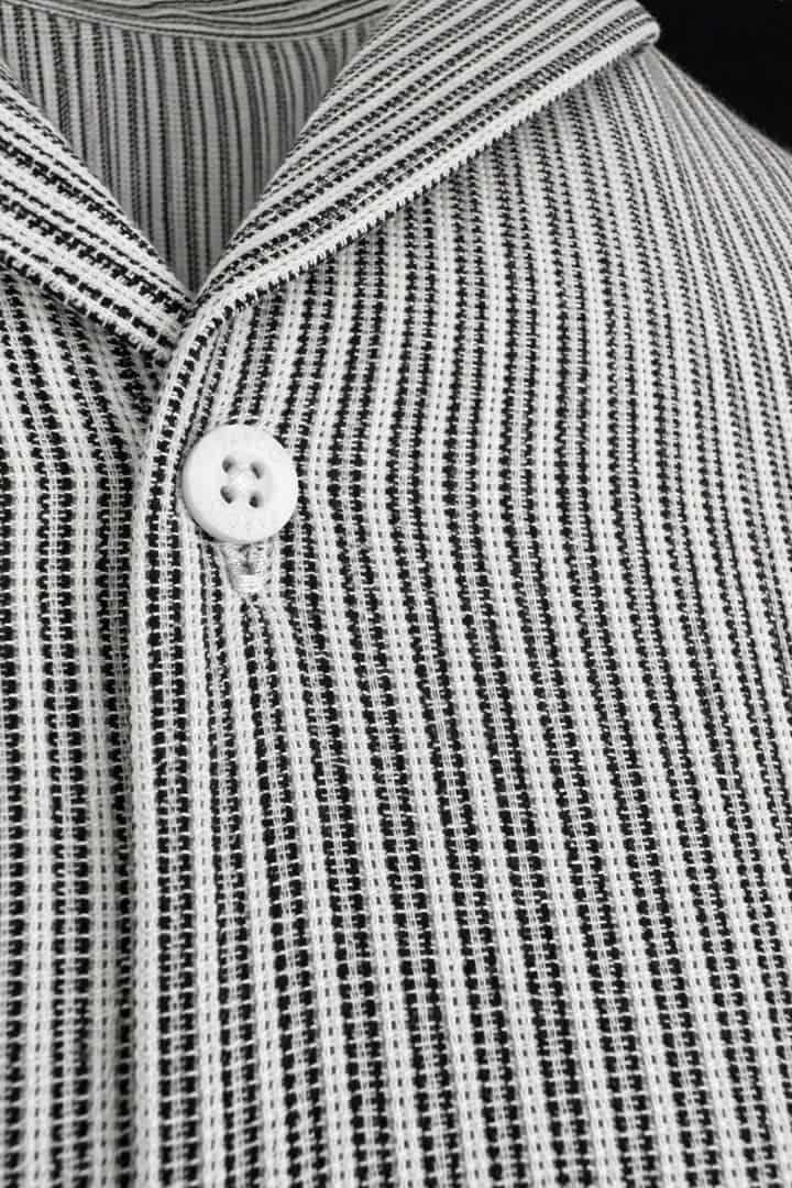 Camisa tejida rayas negras - miniatura 3