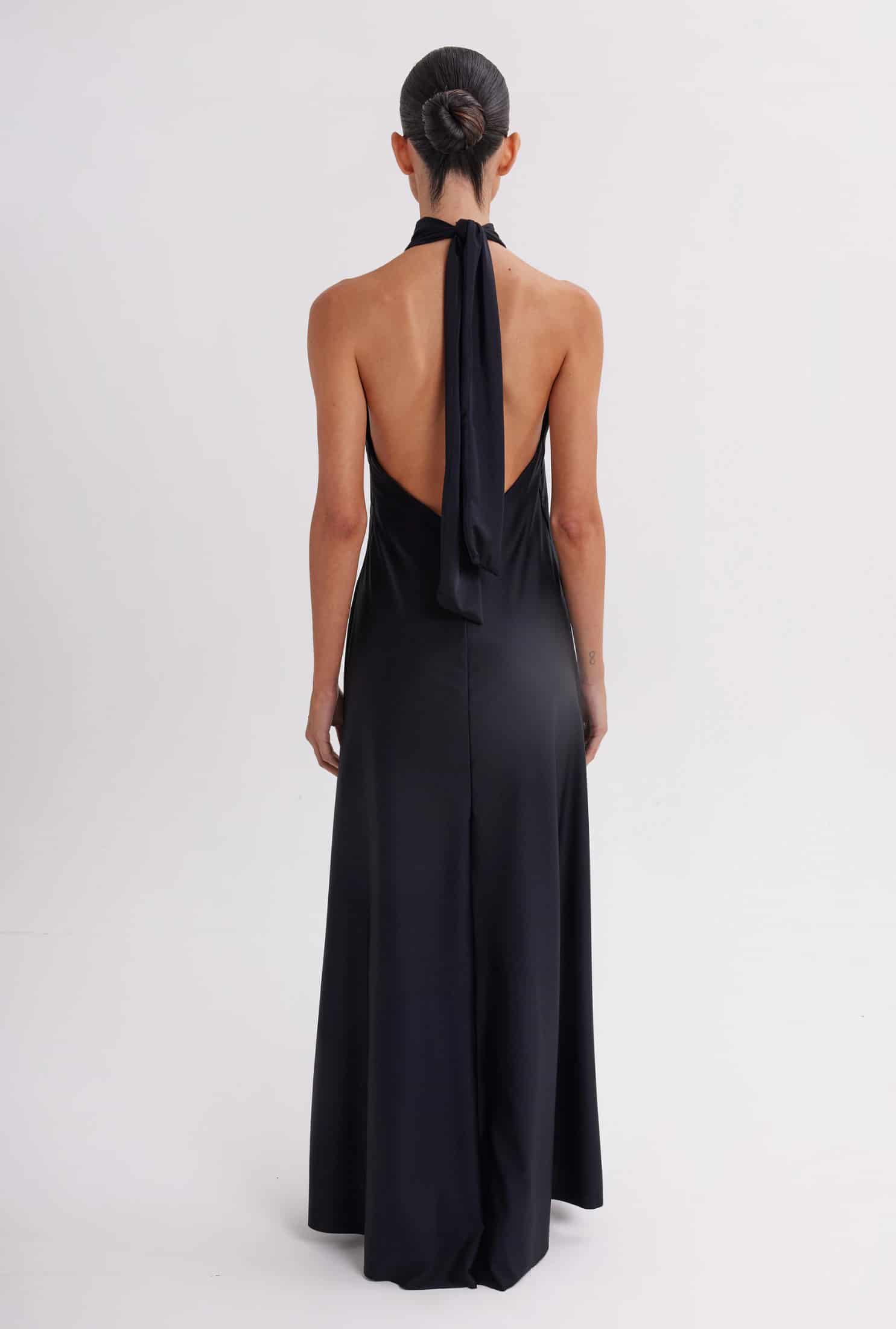 Vestido Largo Mujer Aradia Black - miniatura 3