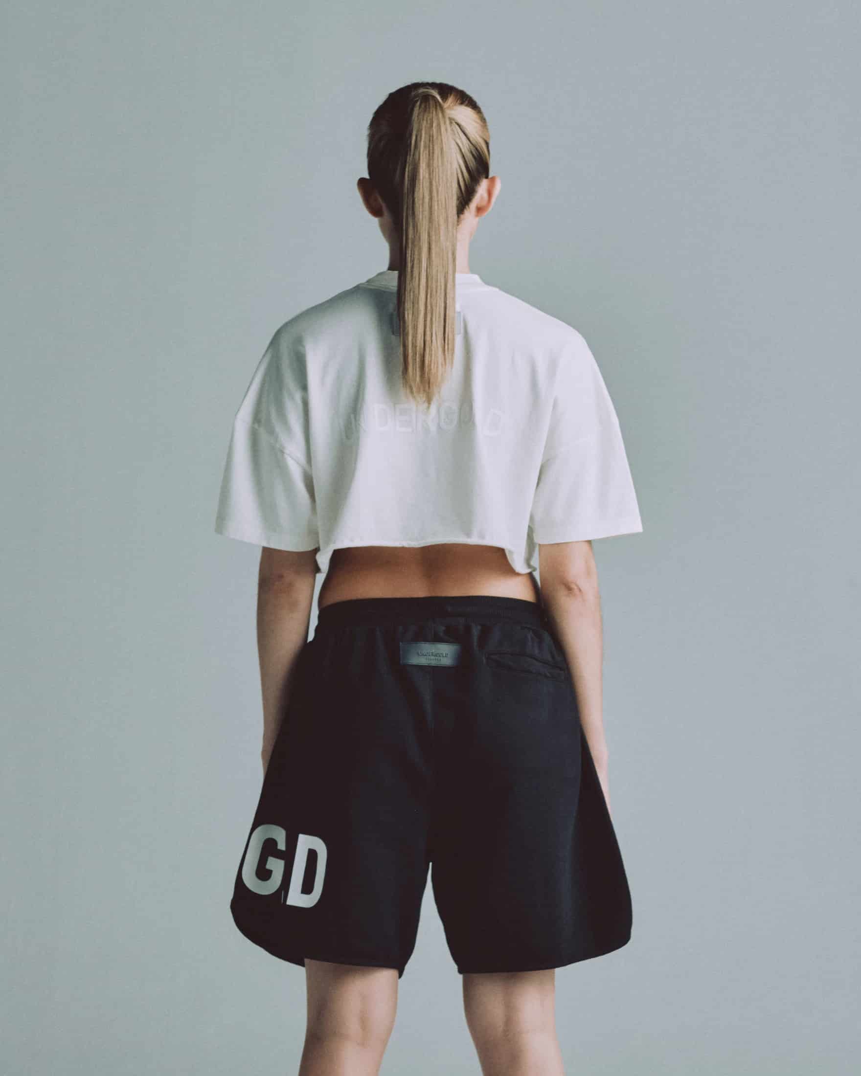 Line Logo Crop Top White - miniatura 7