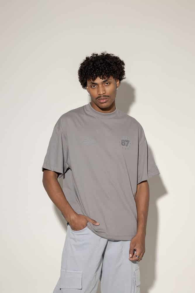 Oversized Redemption 87-Gris - miniatura 1