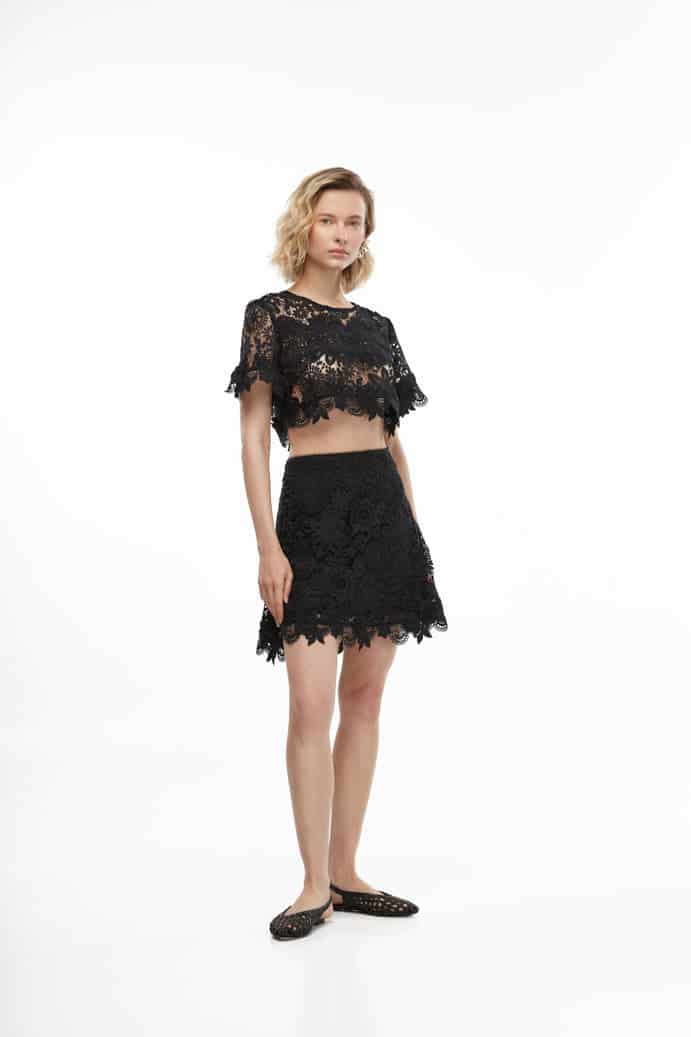 IONA MINI SKIRT BLACK - miniatura 4