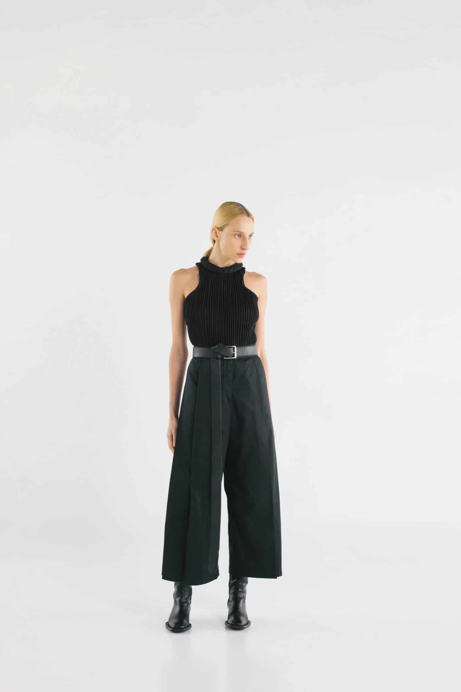 JAPANESE CULOTTE DRILL PANTS - miniatura 2