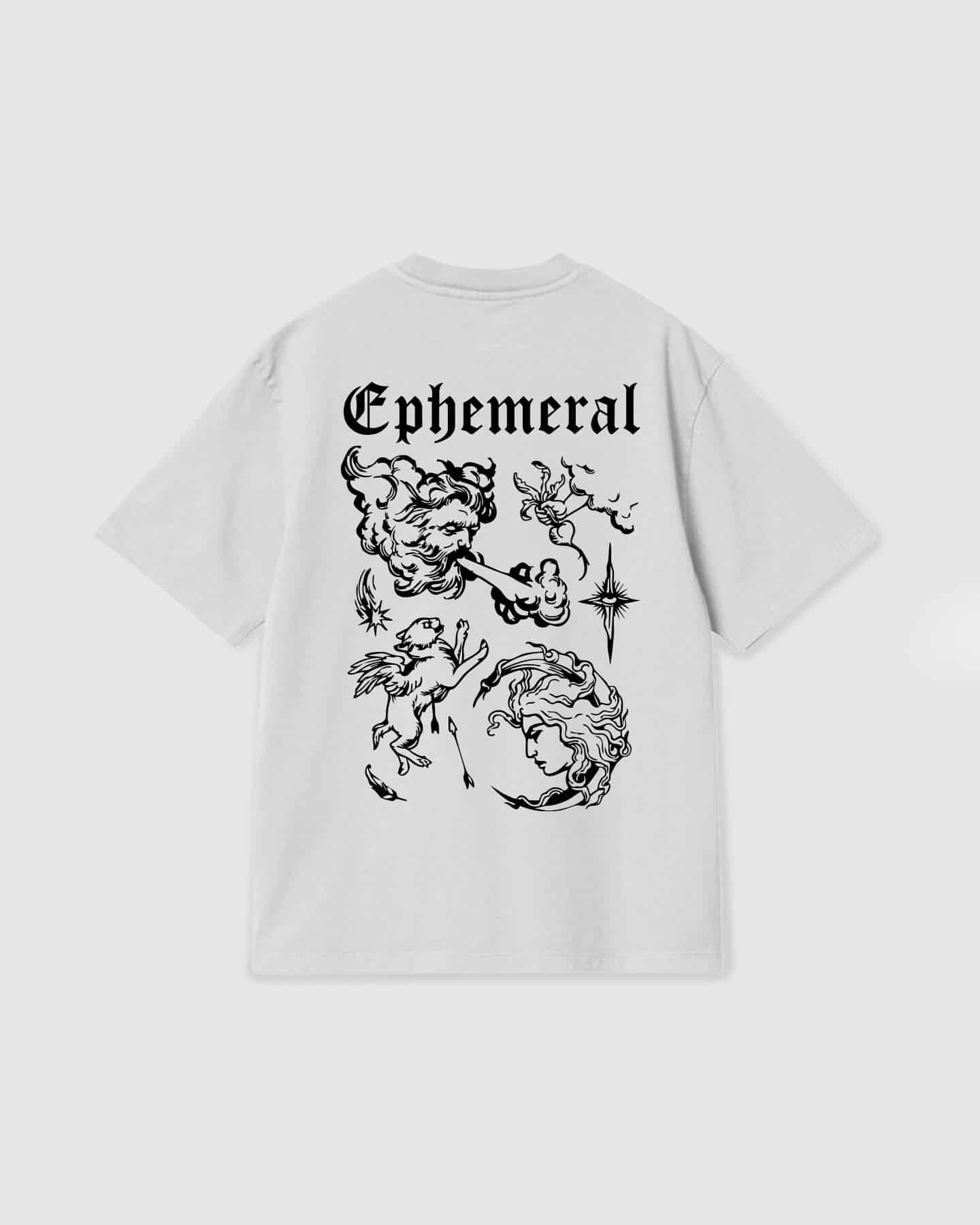 Oversized T Shirt Ephemeral White - miniatura 1
