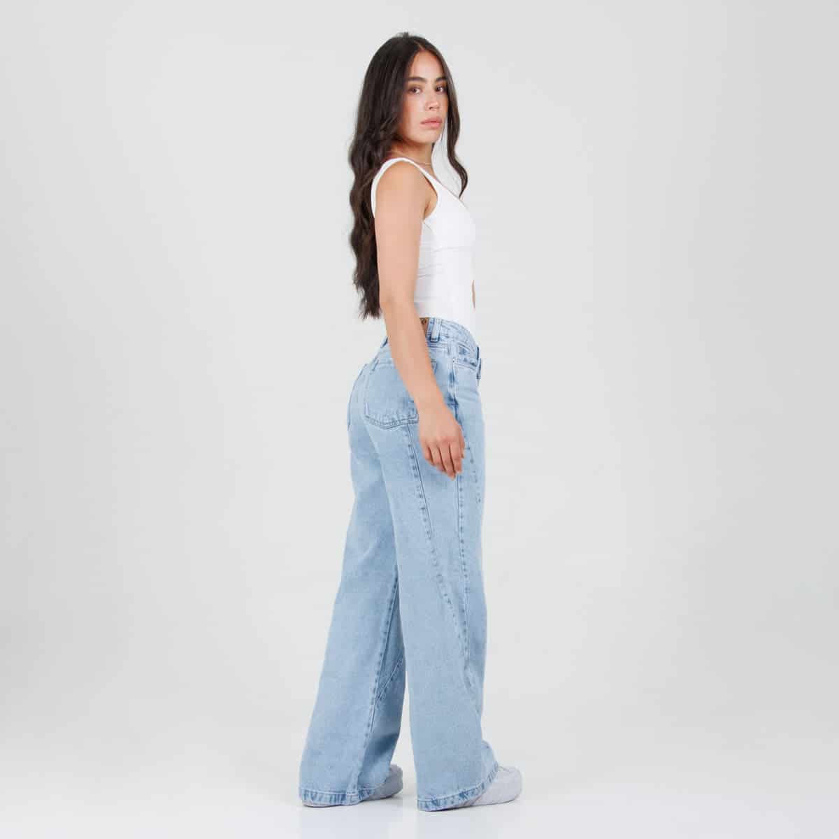 Jean Axspen Wide Leg Ax-3026 Rigido - miniatura 1