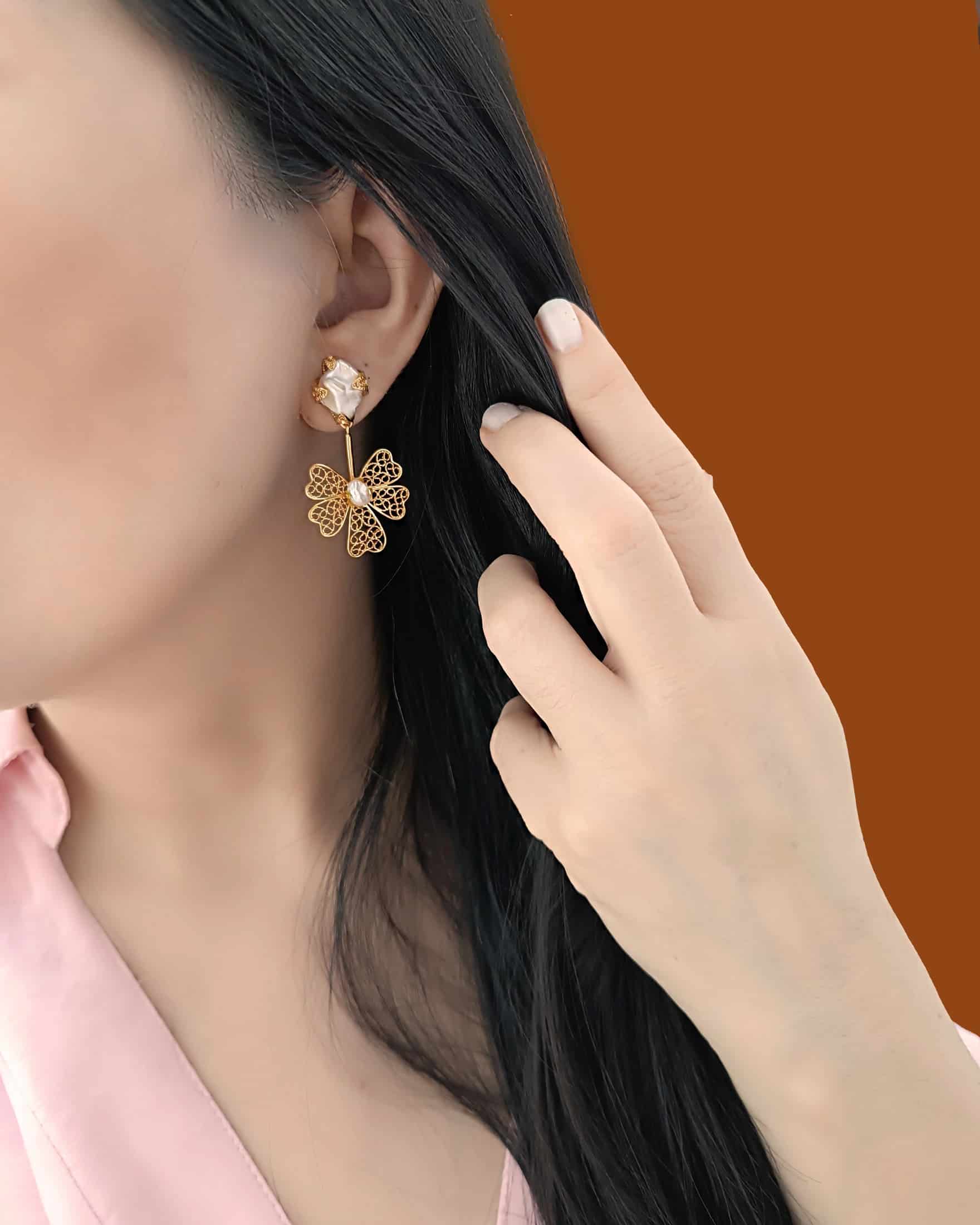 Aretes filigrana Alegría - miniatura 6