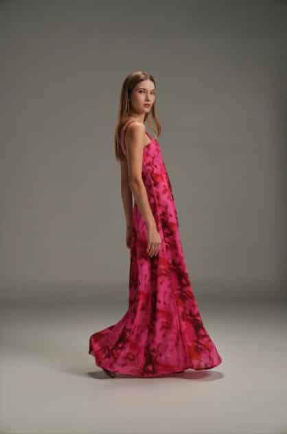MARDI LOLA LINEN LONG DRESS - miniatura 3