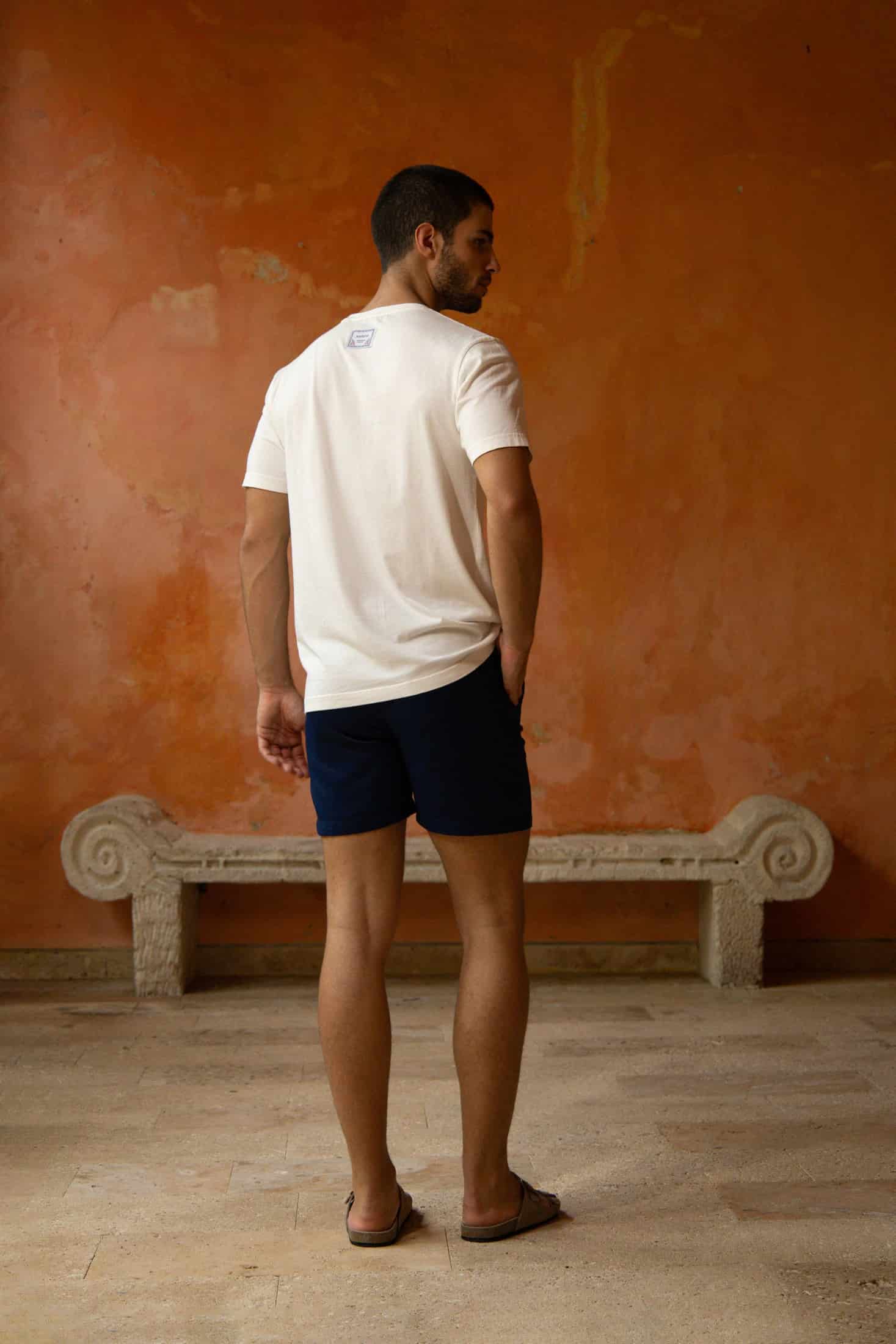 Men's cotton t-shirt blue prosperita - miniatura 3