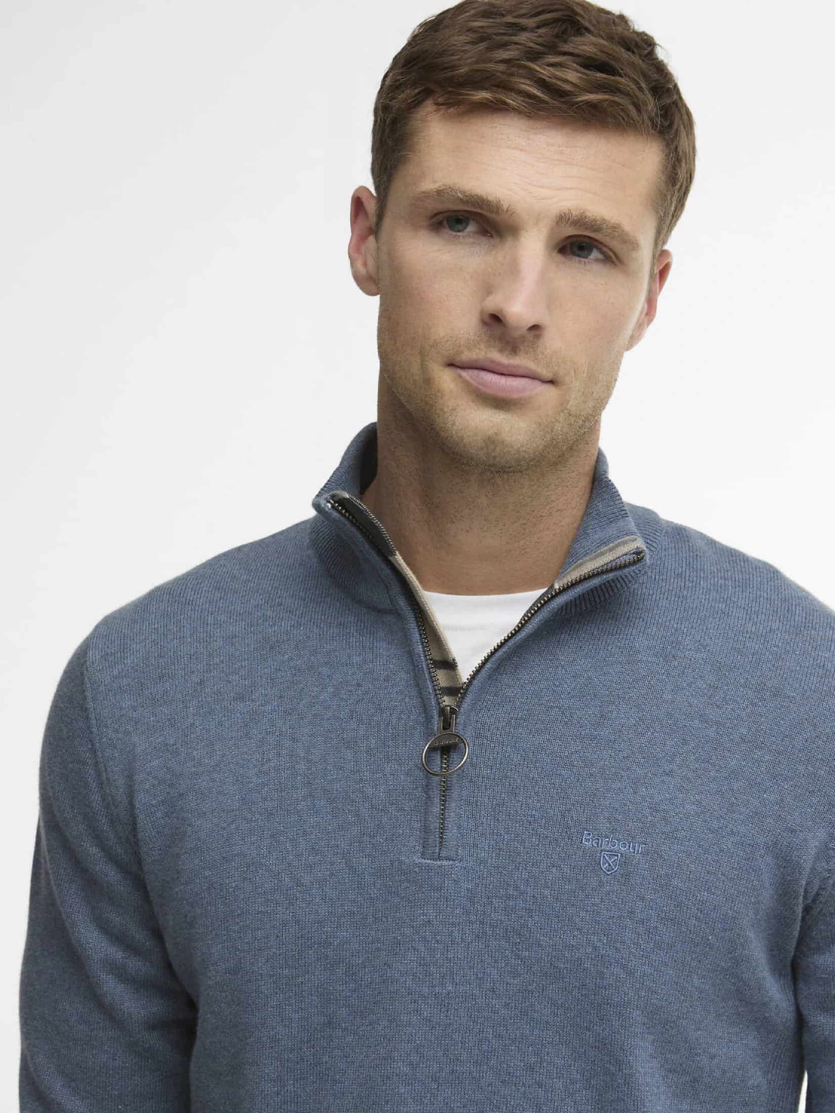 Cotton Quarter-Zip Jumper - miniatura 19