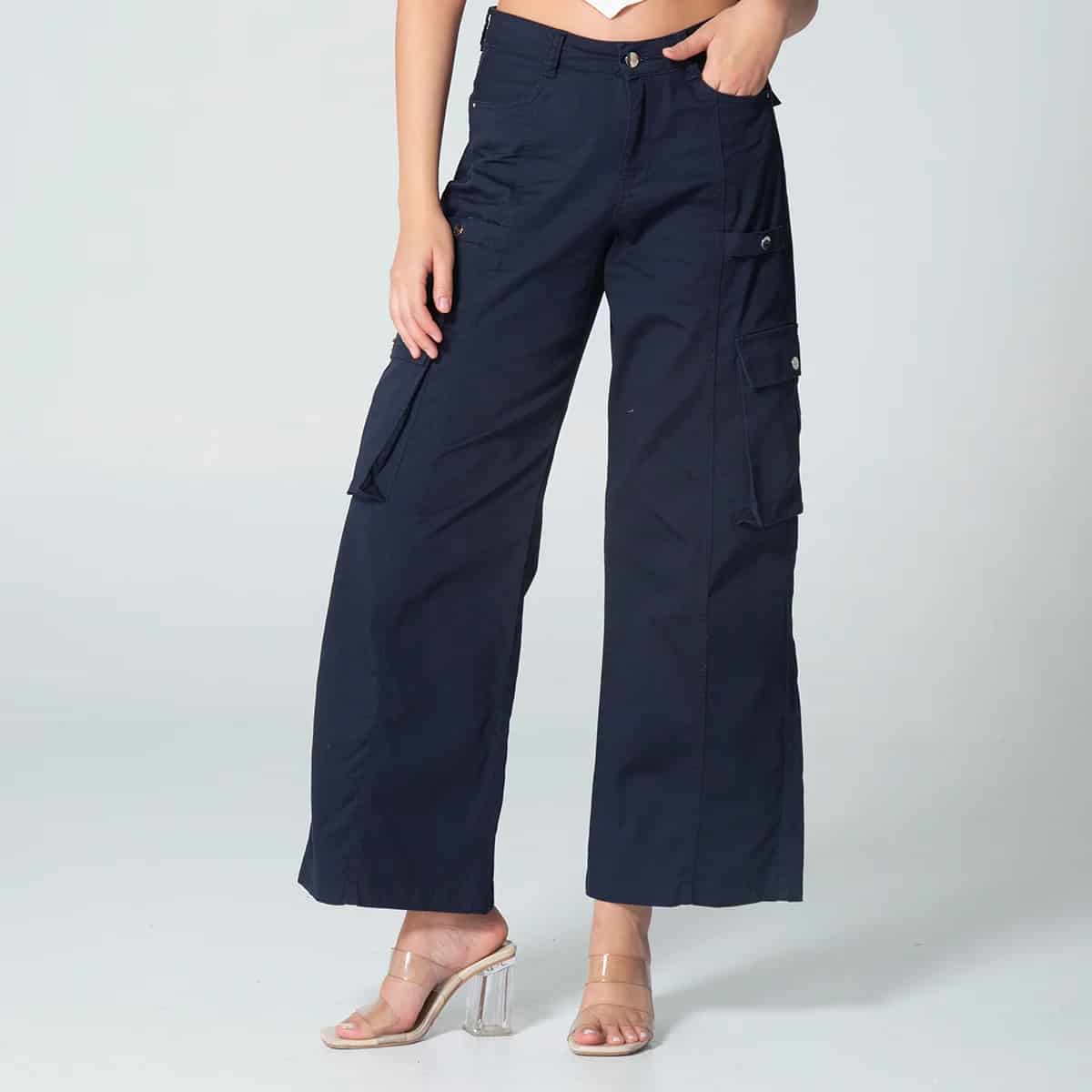 Pantalon Dril Wide Leg Solid - miniatura 2