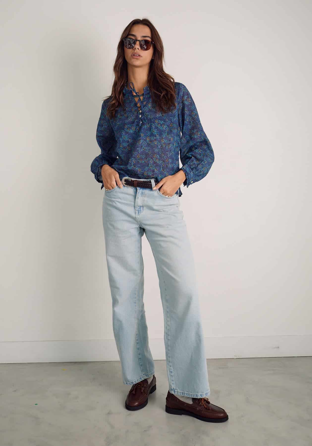 Blusa M Amelia Estampado Azul - miniatura 2