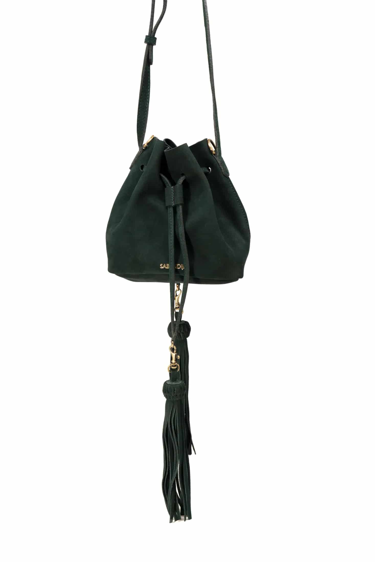 Lechuza suede crossbody bag - miniatura 1