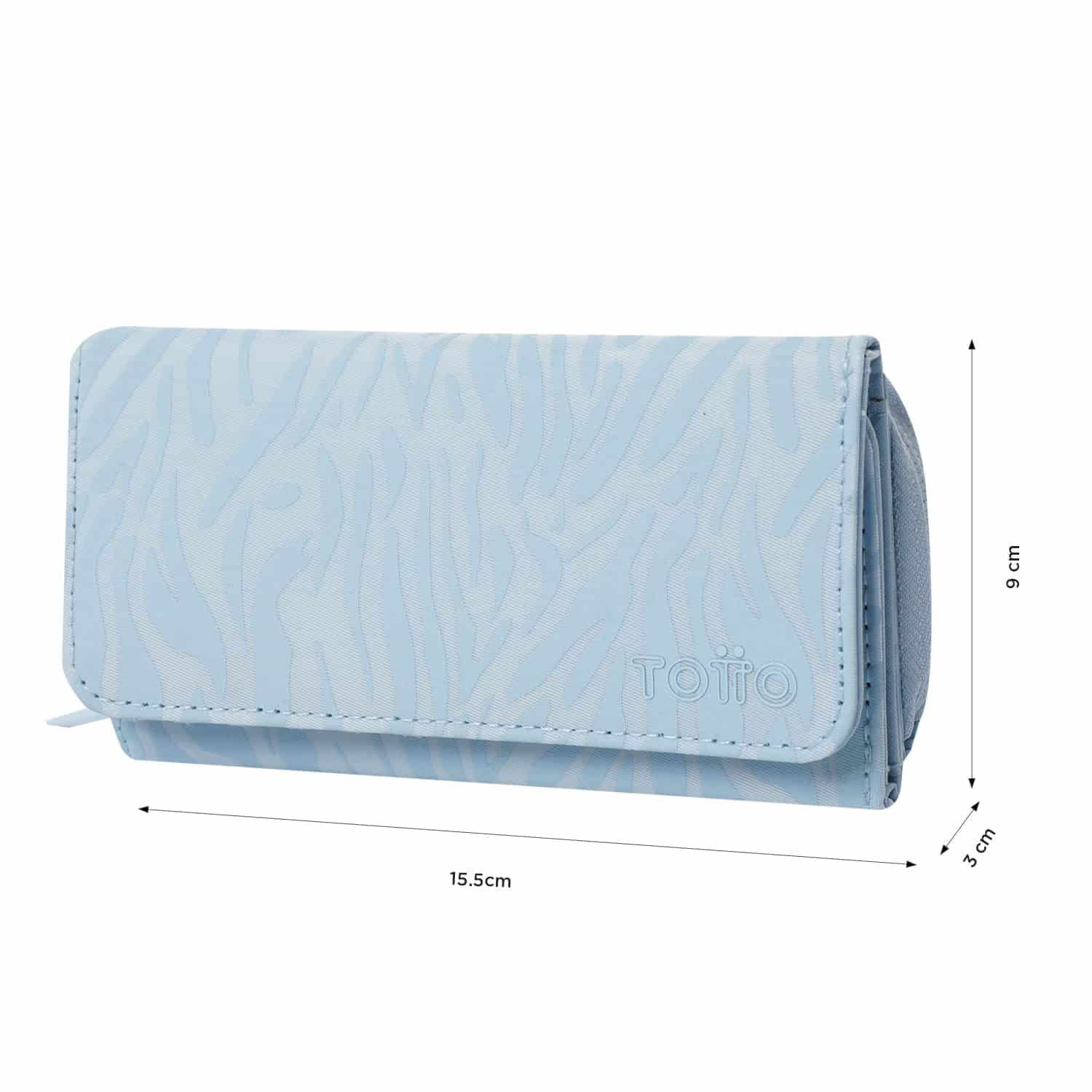 Billetera Texture Var con RFID Blocker Azul - miniatura 2