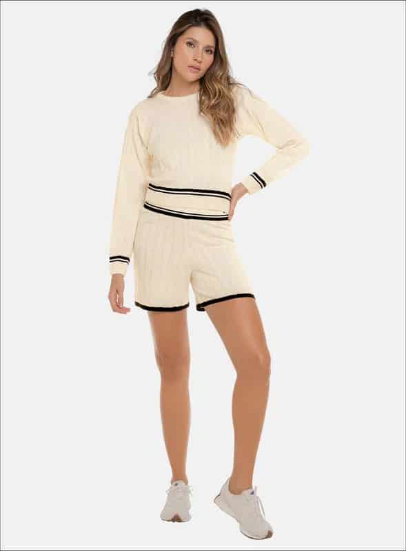 SHORT CASUAL TEJIDO EN HILO - PRECIO ESPECIAL - miniatura 2