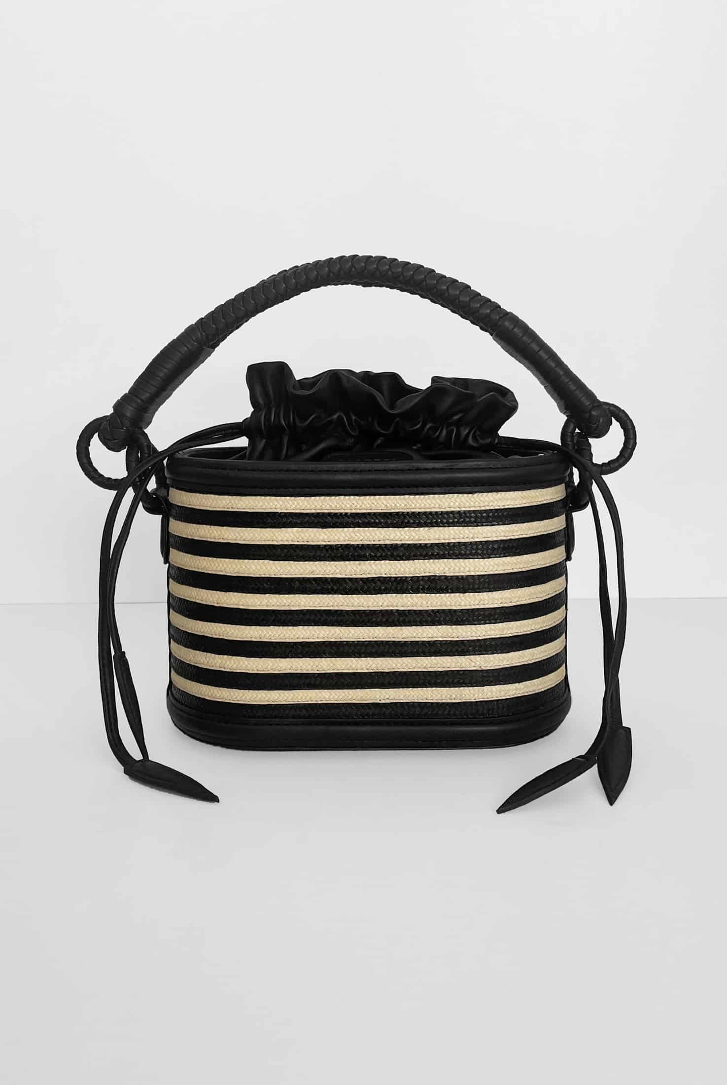Caña Basket Bucket Bag, Stripes. - miniatura 1