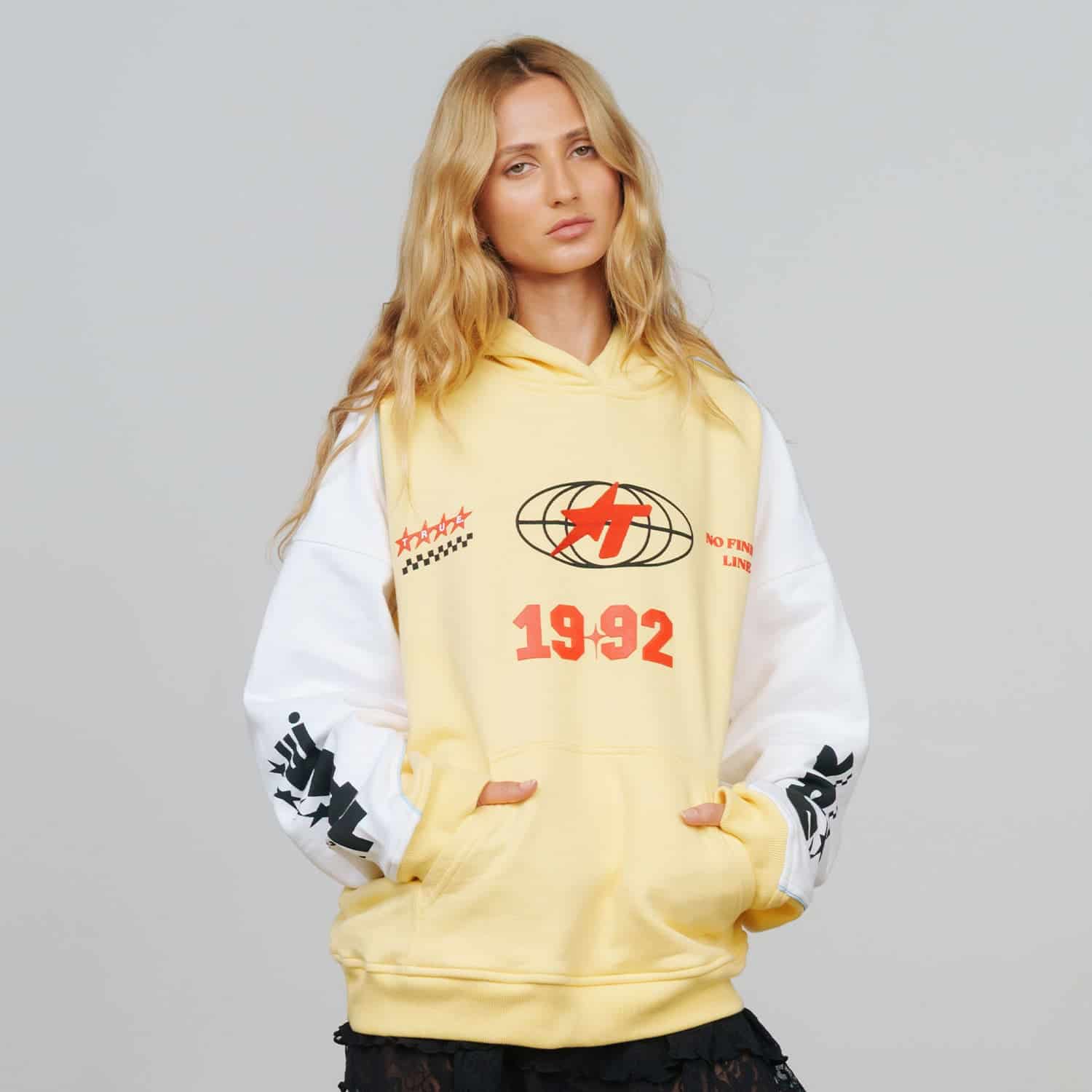 Fast Track Hoodie - Butter Yellow - miniatura 5