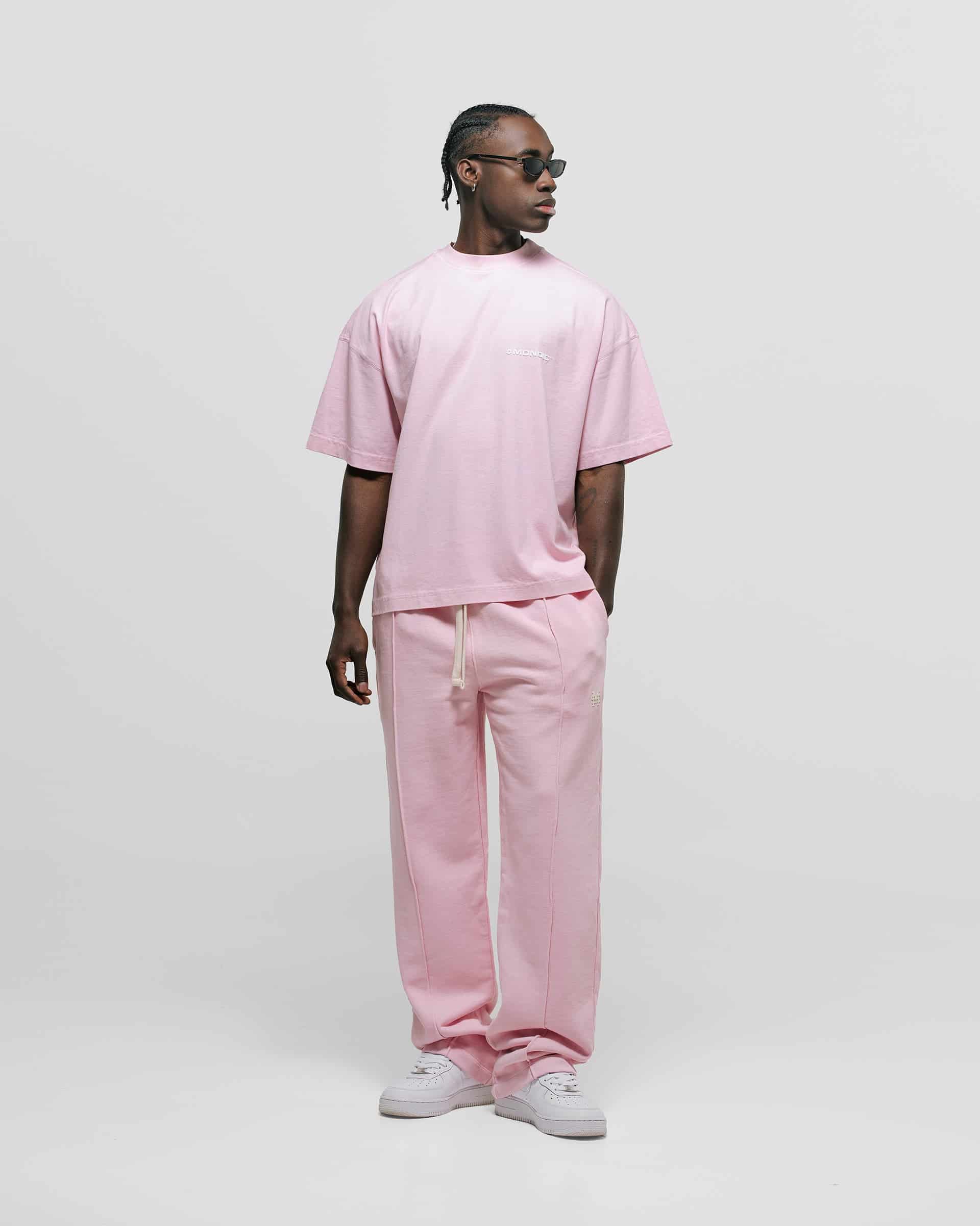 Camiseta Oversized Básica V3 - Rosado Pastel - miniatura 3