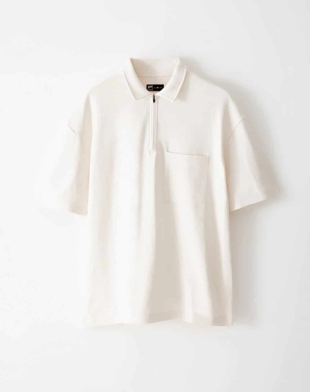 Polo regular algodón vainilla hombre - miniatura 1