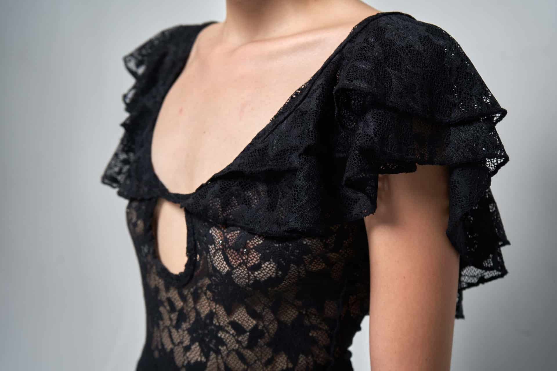 MIZU BLACK DRESS - miniatura 11