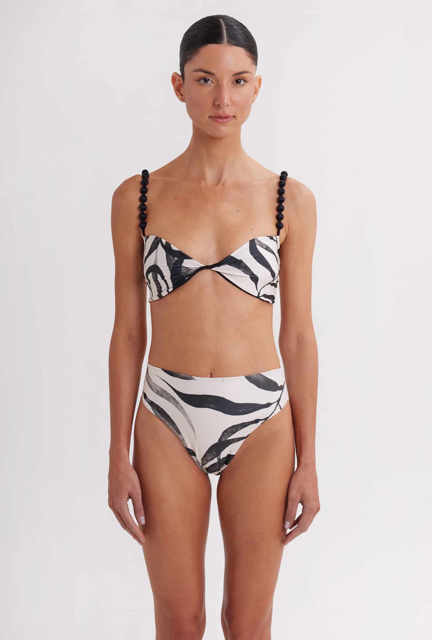 Bottom de Bikini High Ruby Wavy Leaf - miniatura 2