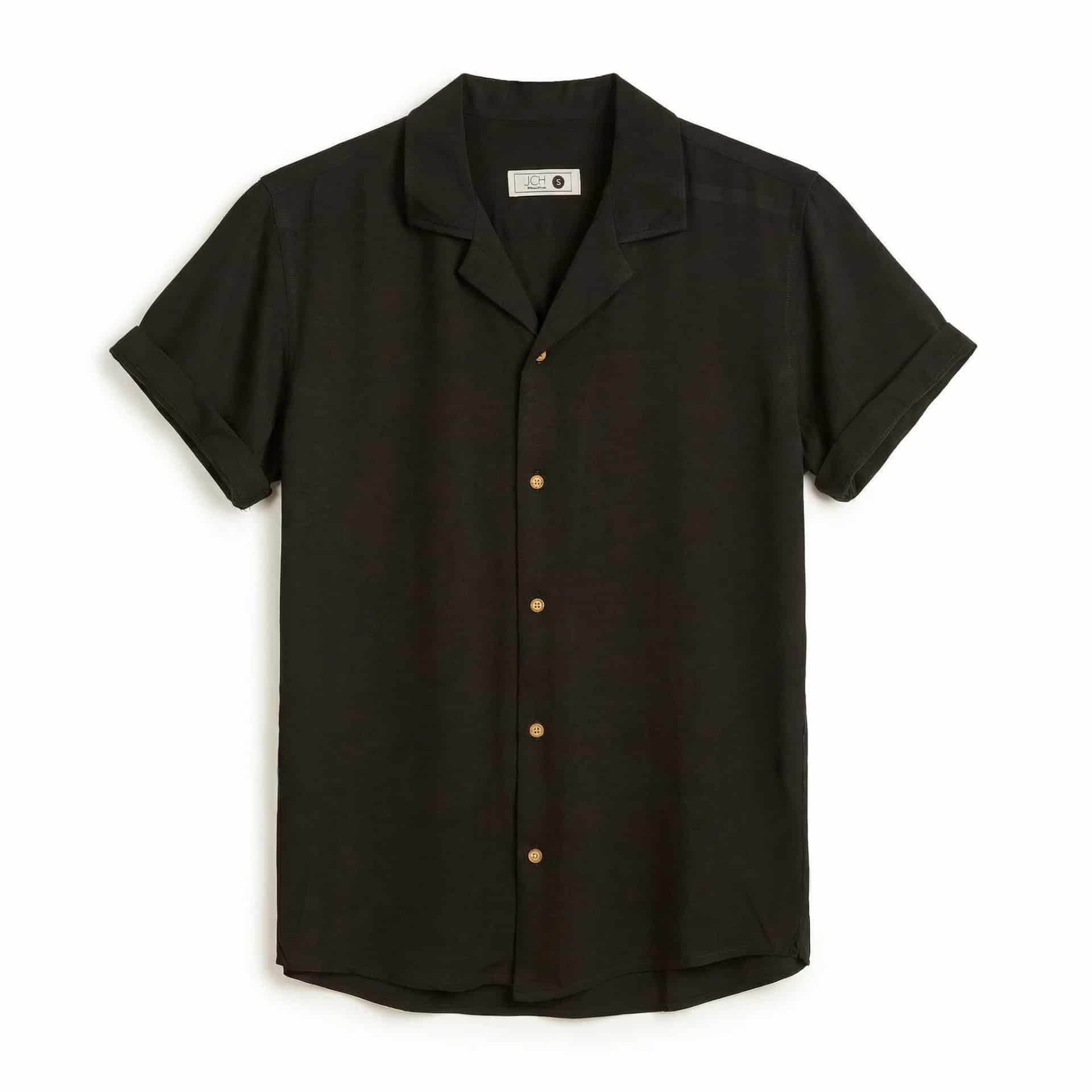 Camisa Bowling Negra B08 - miniatura 3