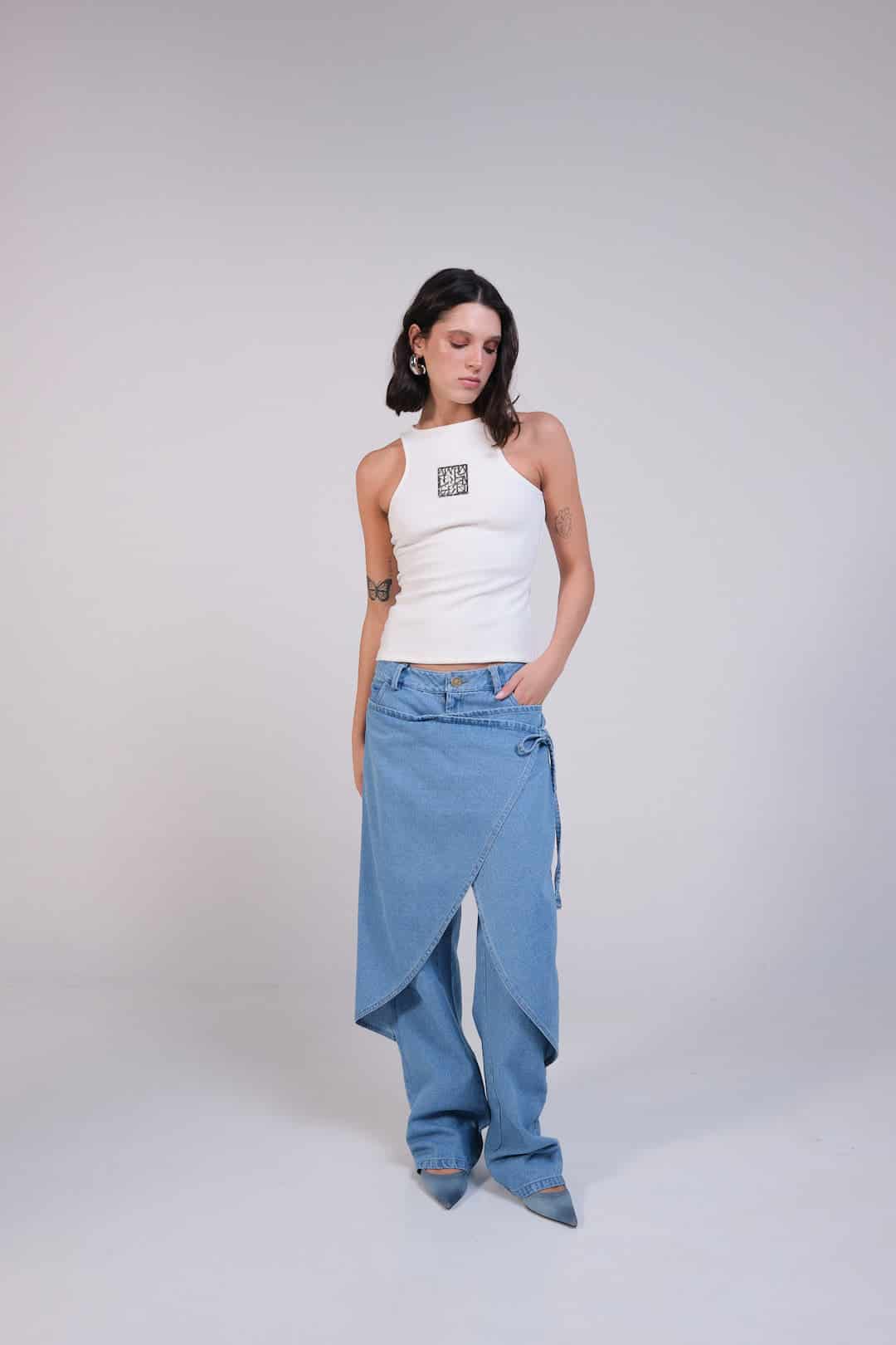 PANTALÓN POSITANO DENIM - miniatura 1