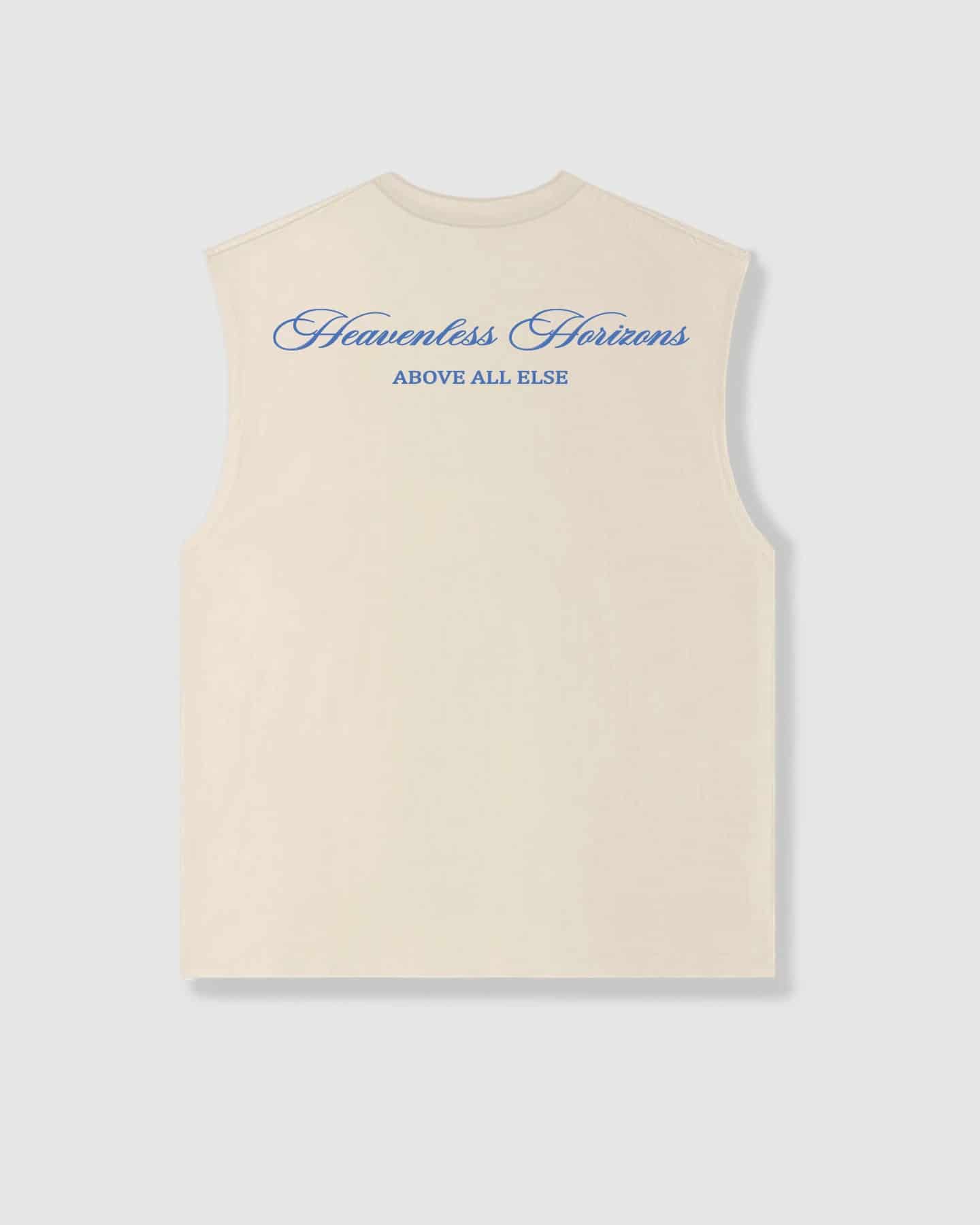Oversized Sleeveless Higher Still Vanilla - miniatura 2