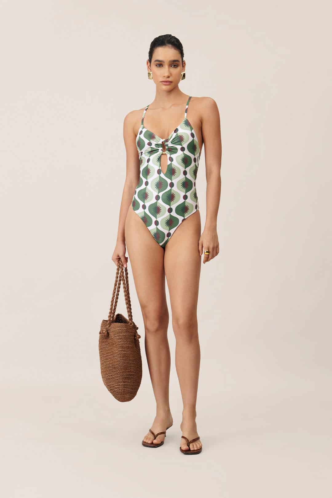 Vestido De Baño Enterizo Sunburst Origen - miniatura 1