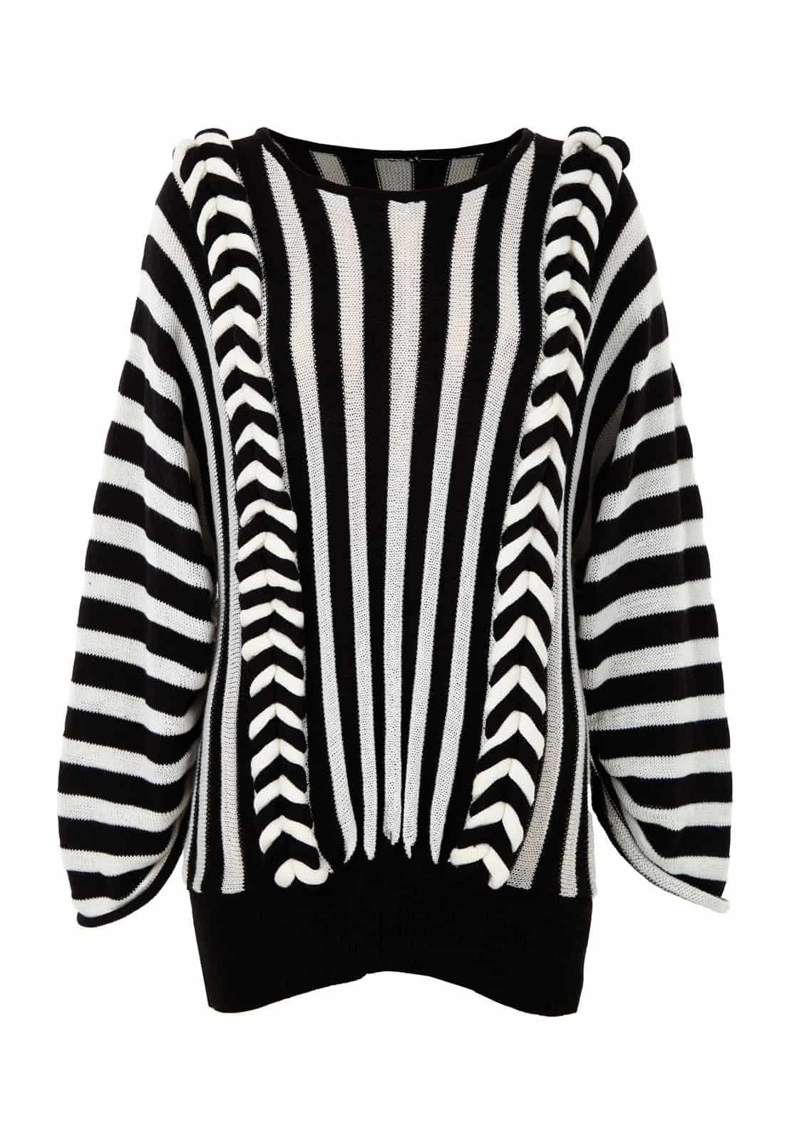 BRAIDED PLEATED SWEATER - miniatura 5