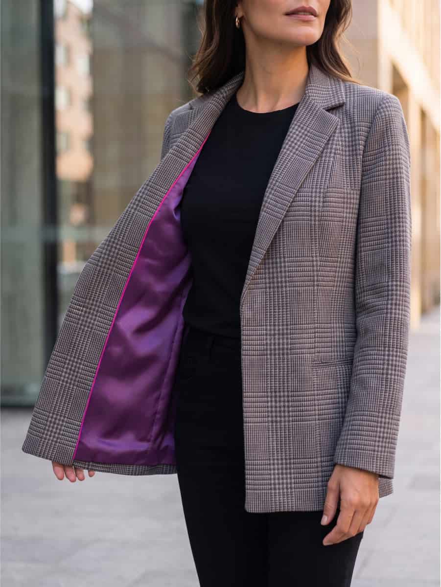 Blazer de Paño Aurora Negro - miniatura 5