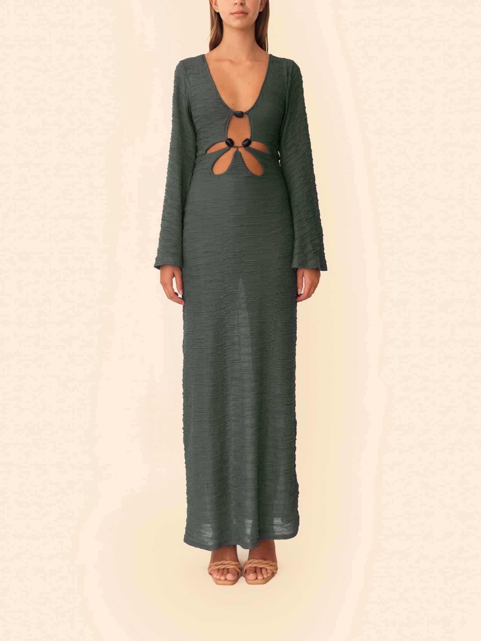 DALI DRESS SACRAMENTO GREEN - miniatura 2