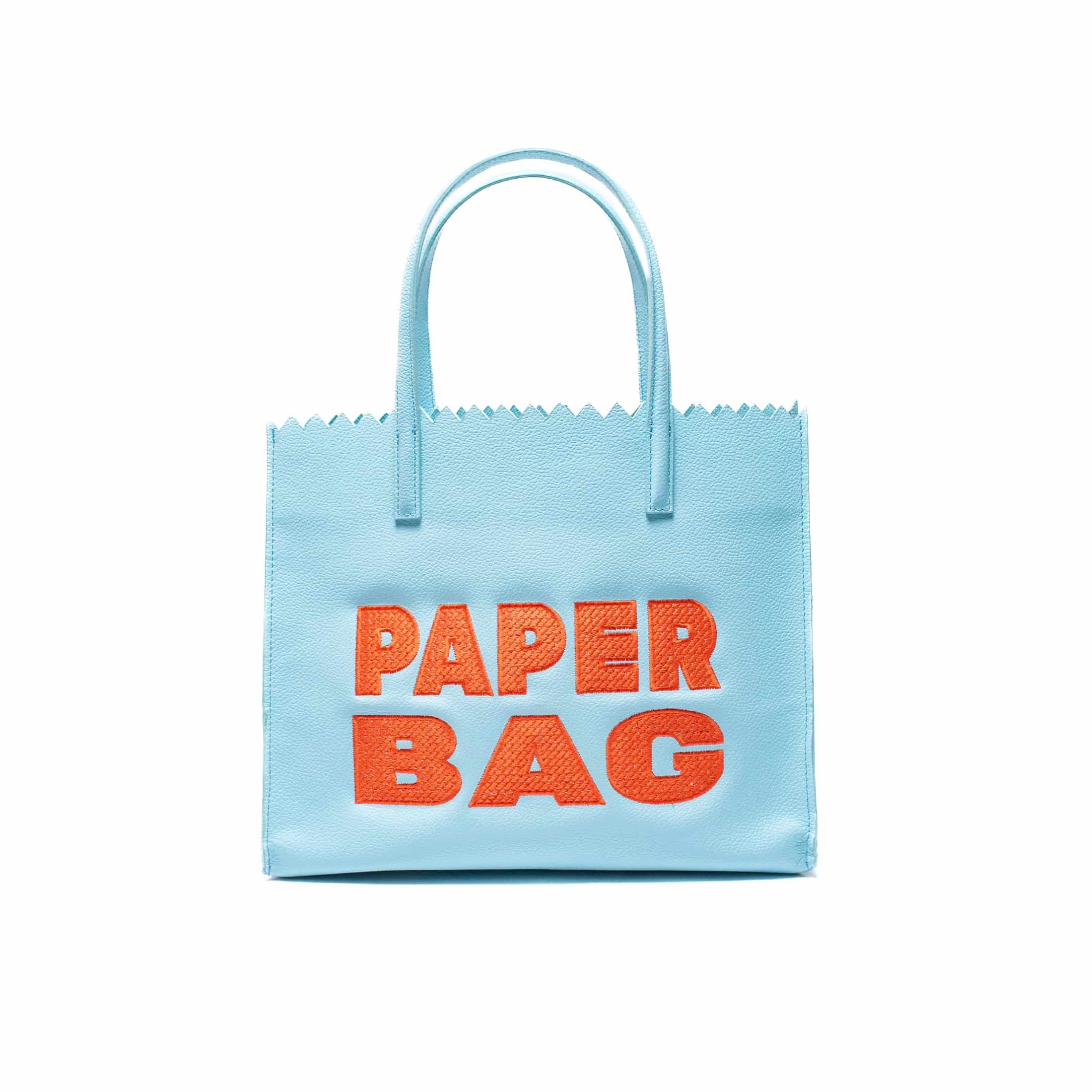 PAPER BAG SHORT celeste fresco x aperol - miniatura 1
