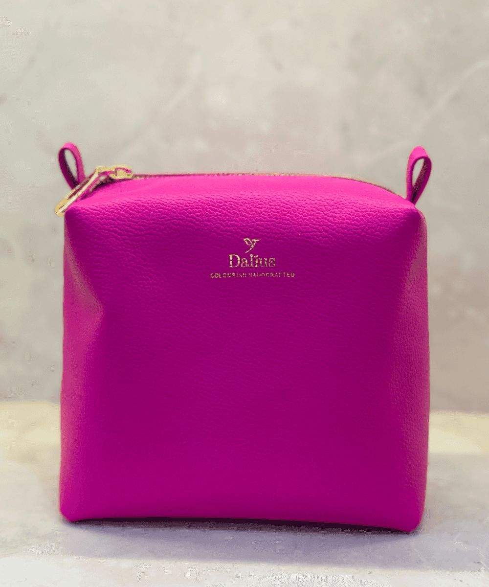 Bolso Transparente Mediano Fucsia - miniatura 2