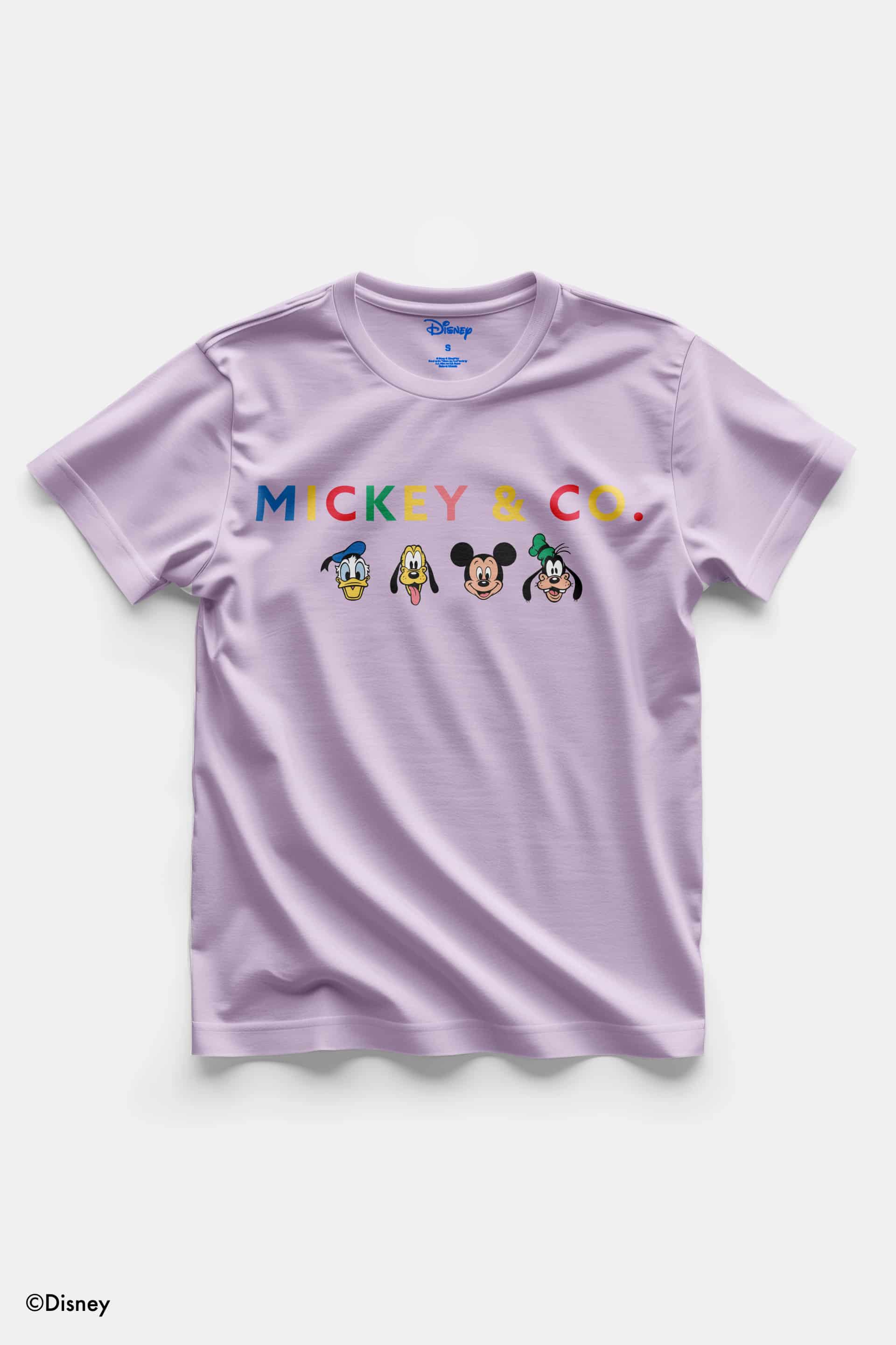 T-Shirt  Lila Mickey y Amigos - miniatura 3