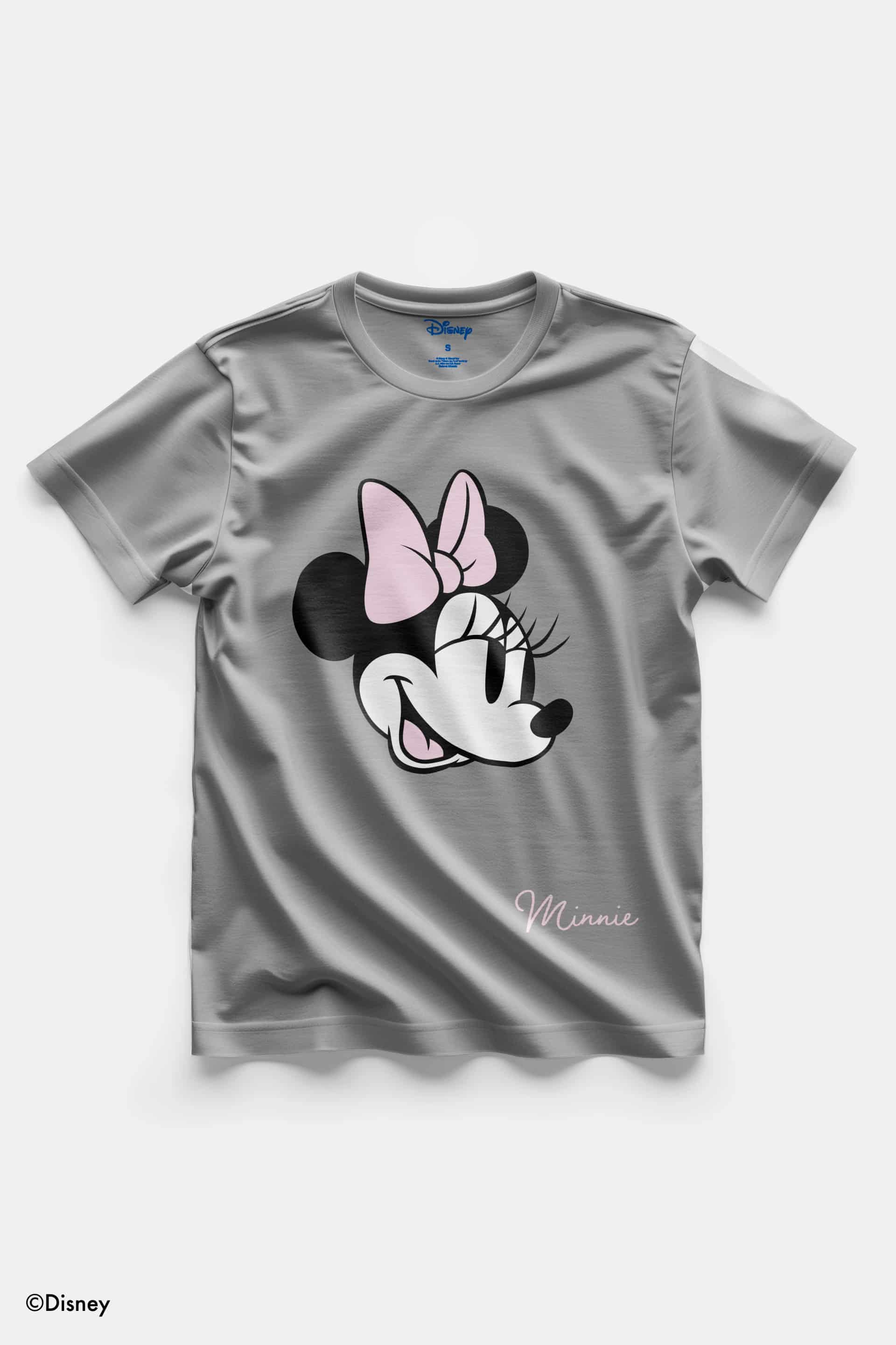 T-Shirt Gris Minnie Mouse - miniatura 1
