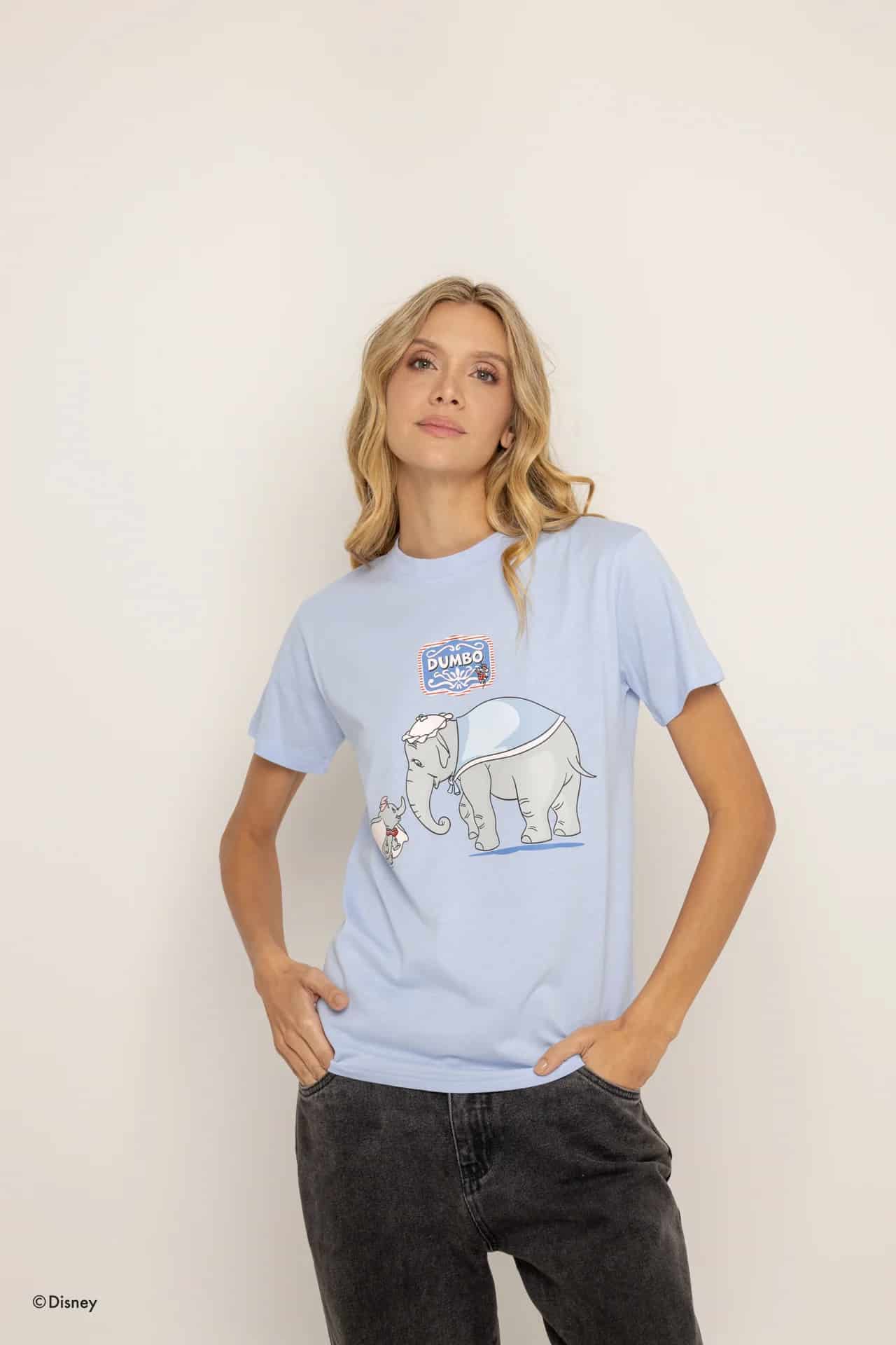 T-Shirt Azul Dumbo - miniatura 2