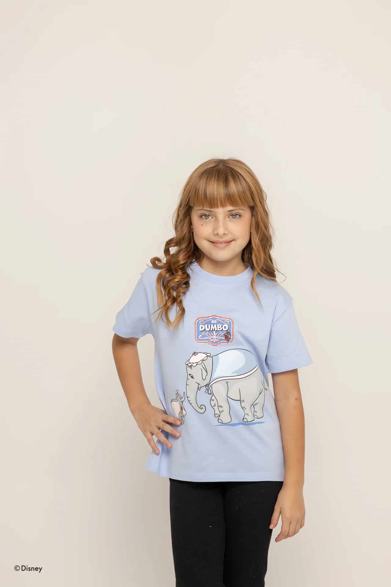T-Shirt Azul Dumbo - miniatura 3