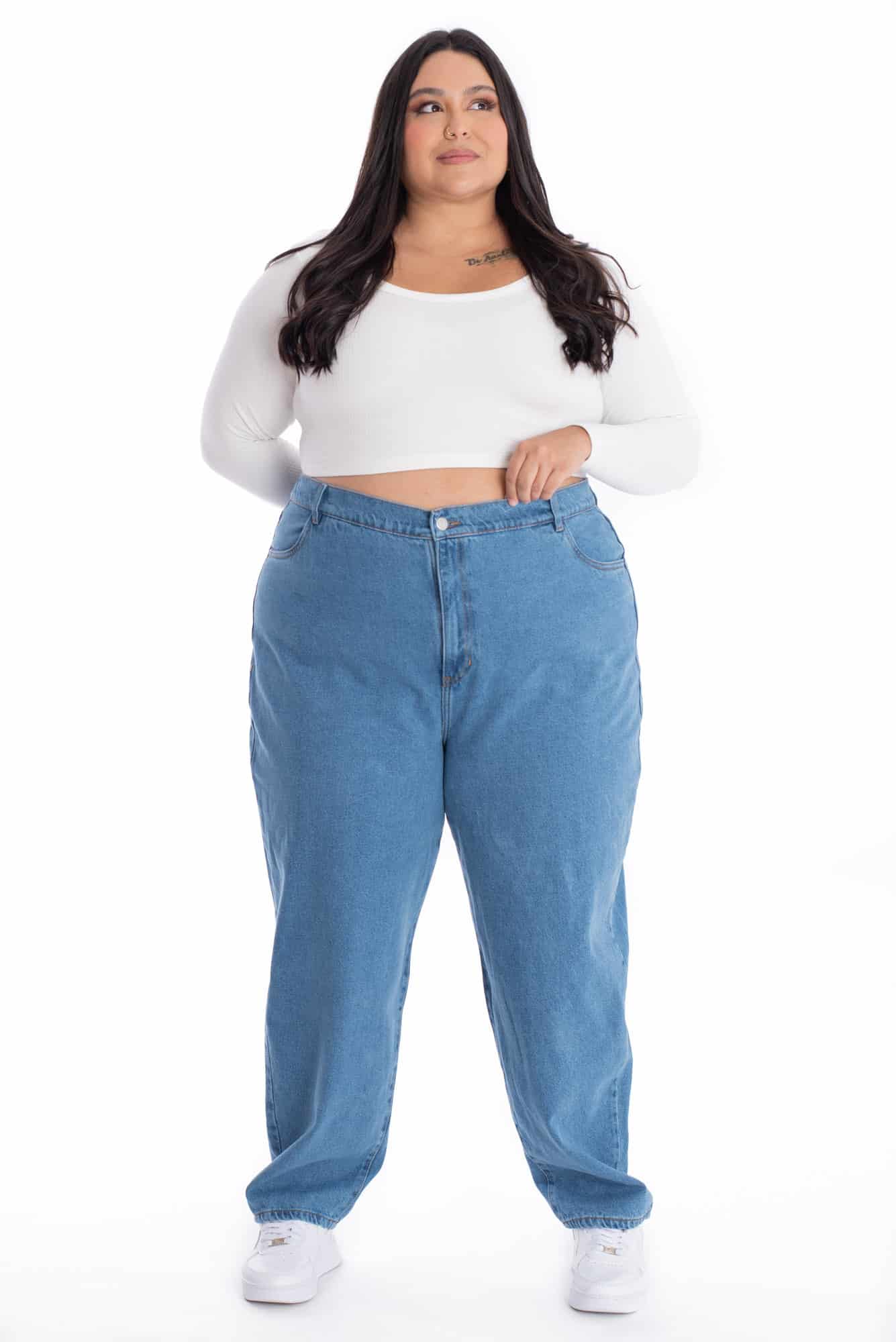 Jean Boyfriend Azul Medio 356 - miniatura 12