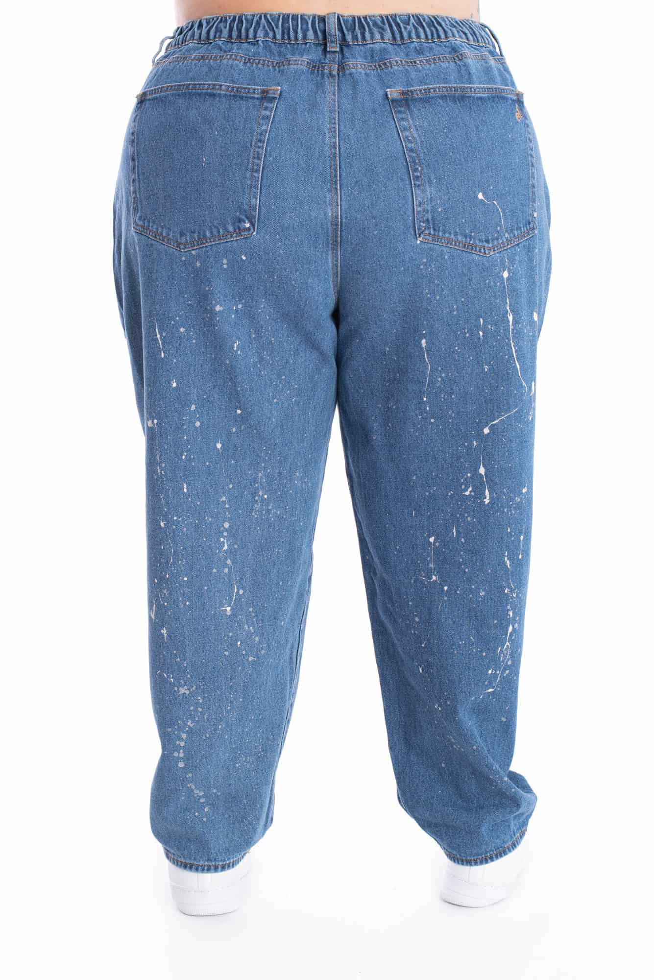 Jean Boyfriend Azul Medio Plata 377 - miniatura 12