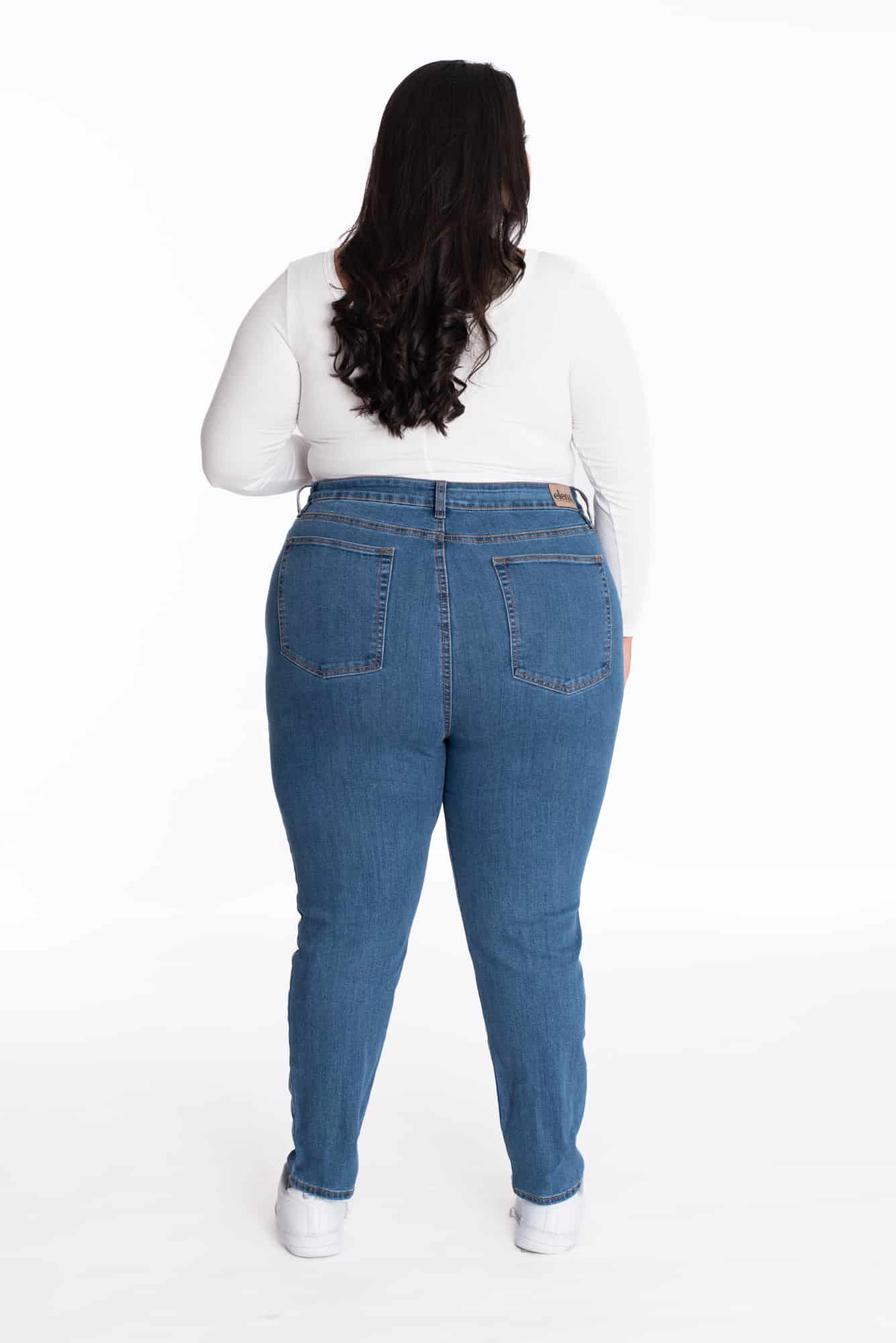 Jean Skinny Azul Medio Roto 407 - miniatura 13
