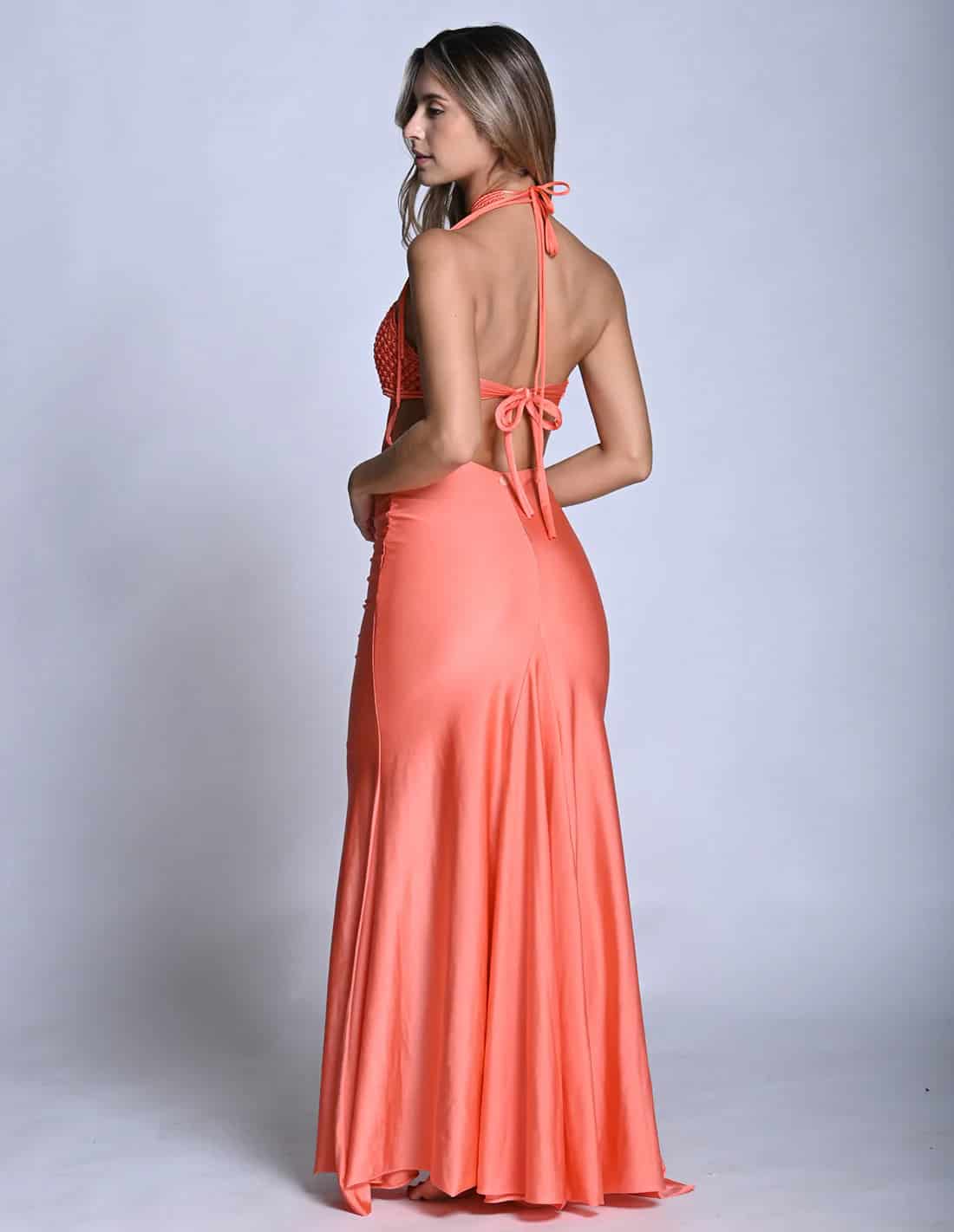 Vestido Kai Salmon - miniatura 2
