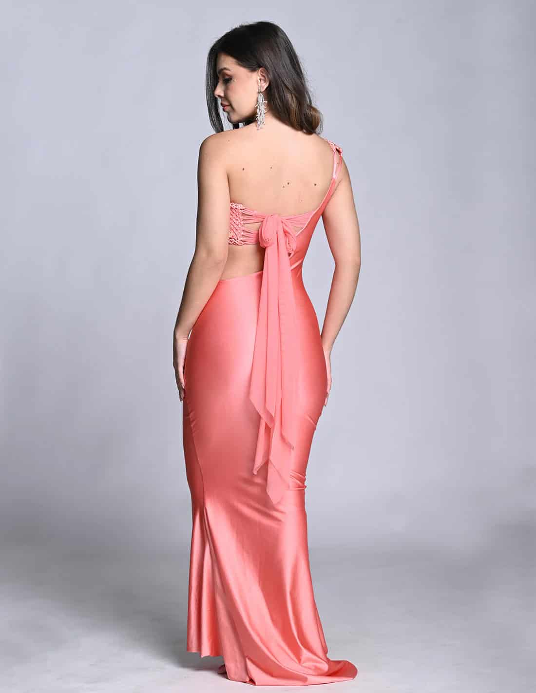 Vestido Kesha Salmon - miniatura 3